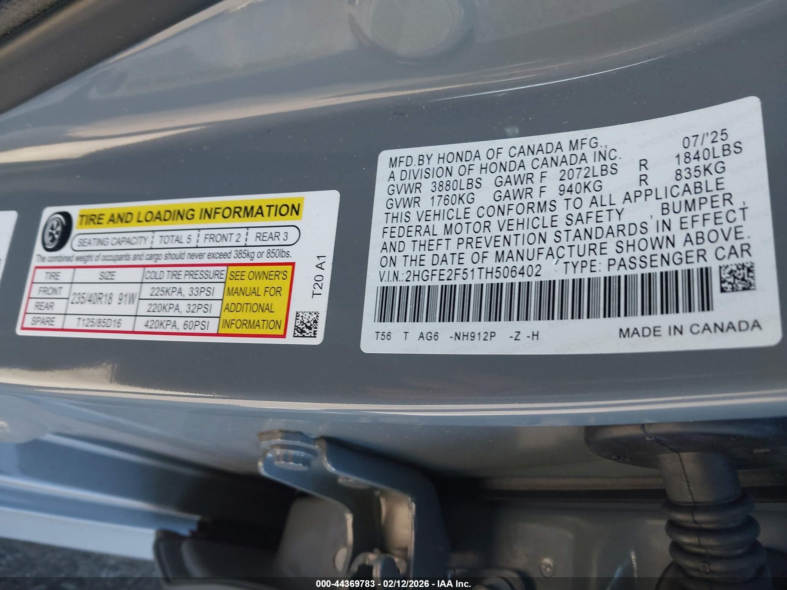 HONDA CIVIC image 9