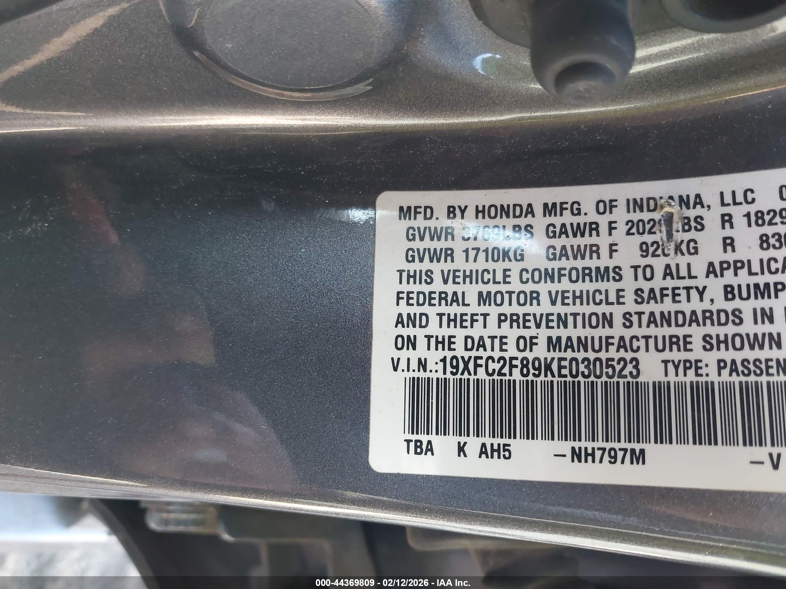 HONDA CIVIC image 9