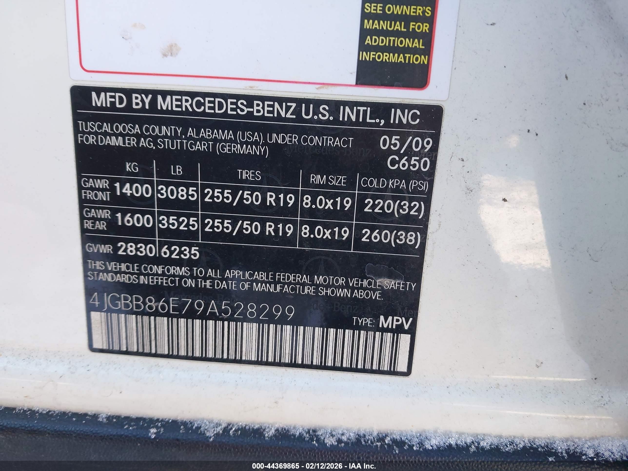 MERCEDES-BENZ ML image 9