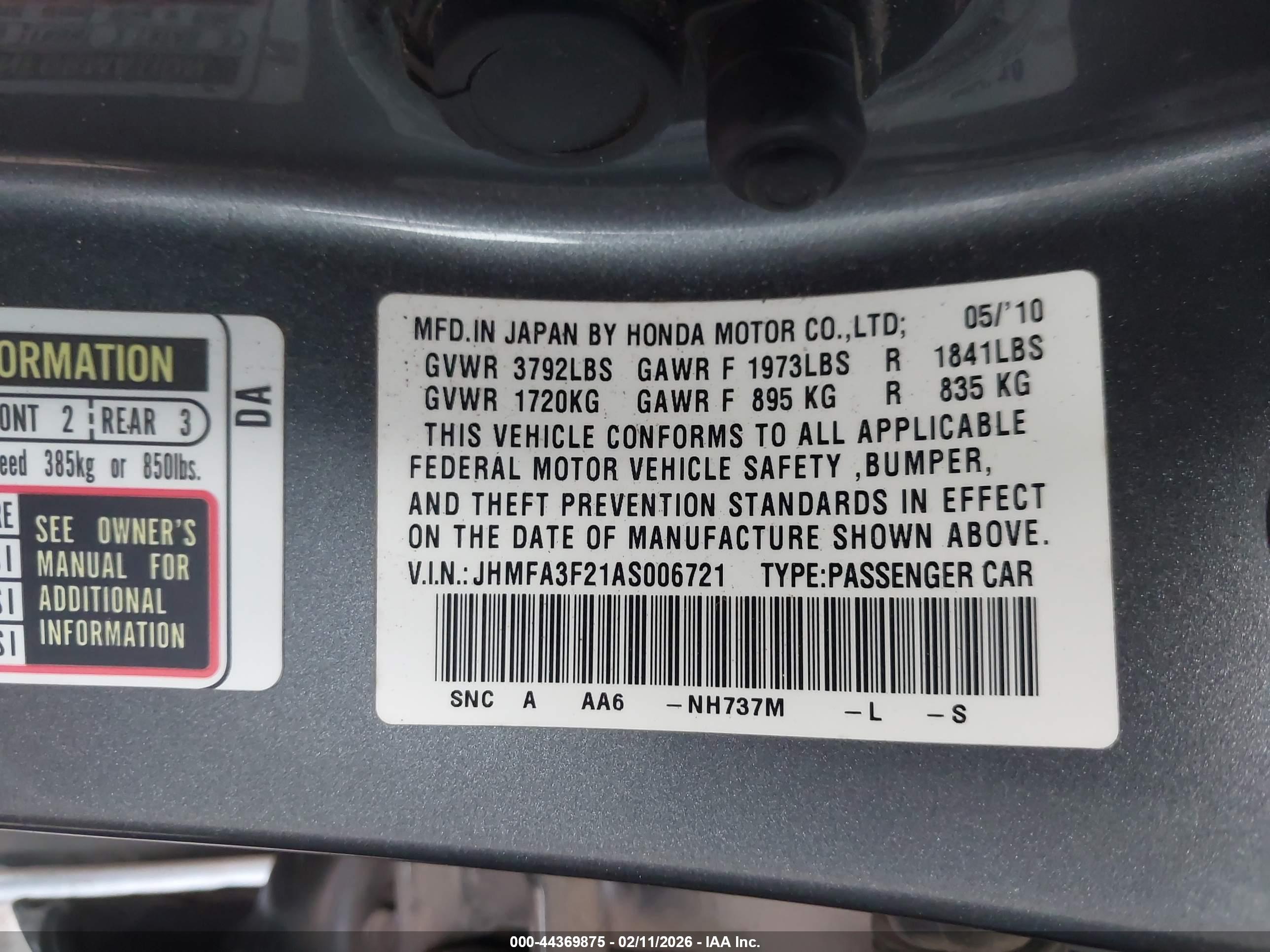 HONDA CIVIC image 9