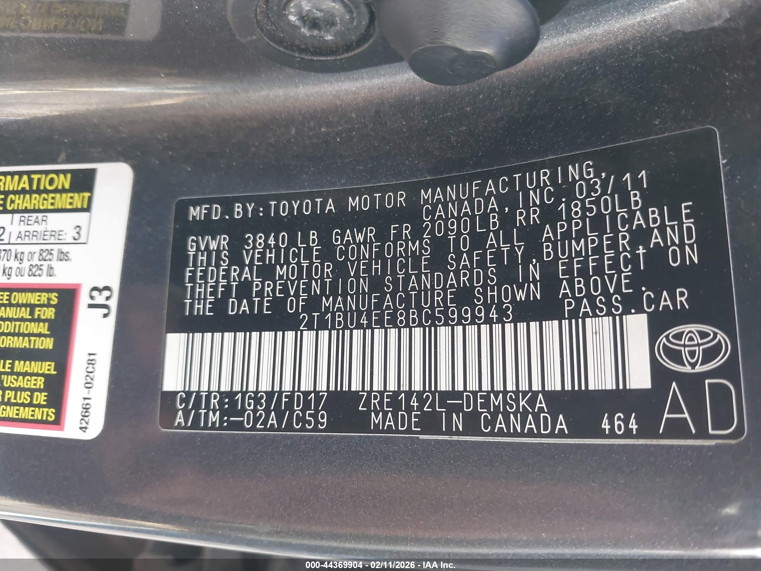 TOYOTA COROLLA image 9