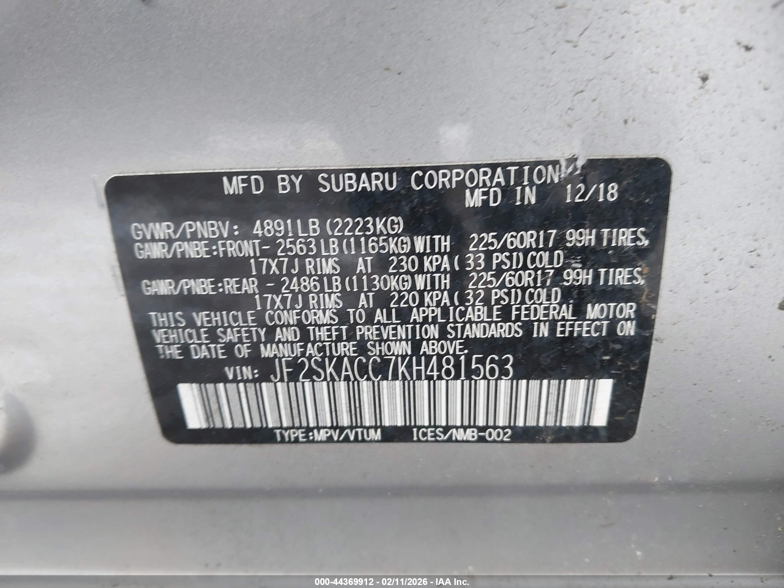 SUBARU FORESTER image 9