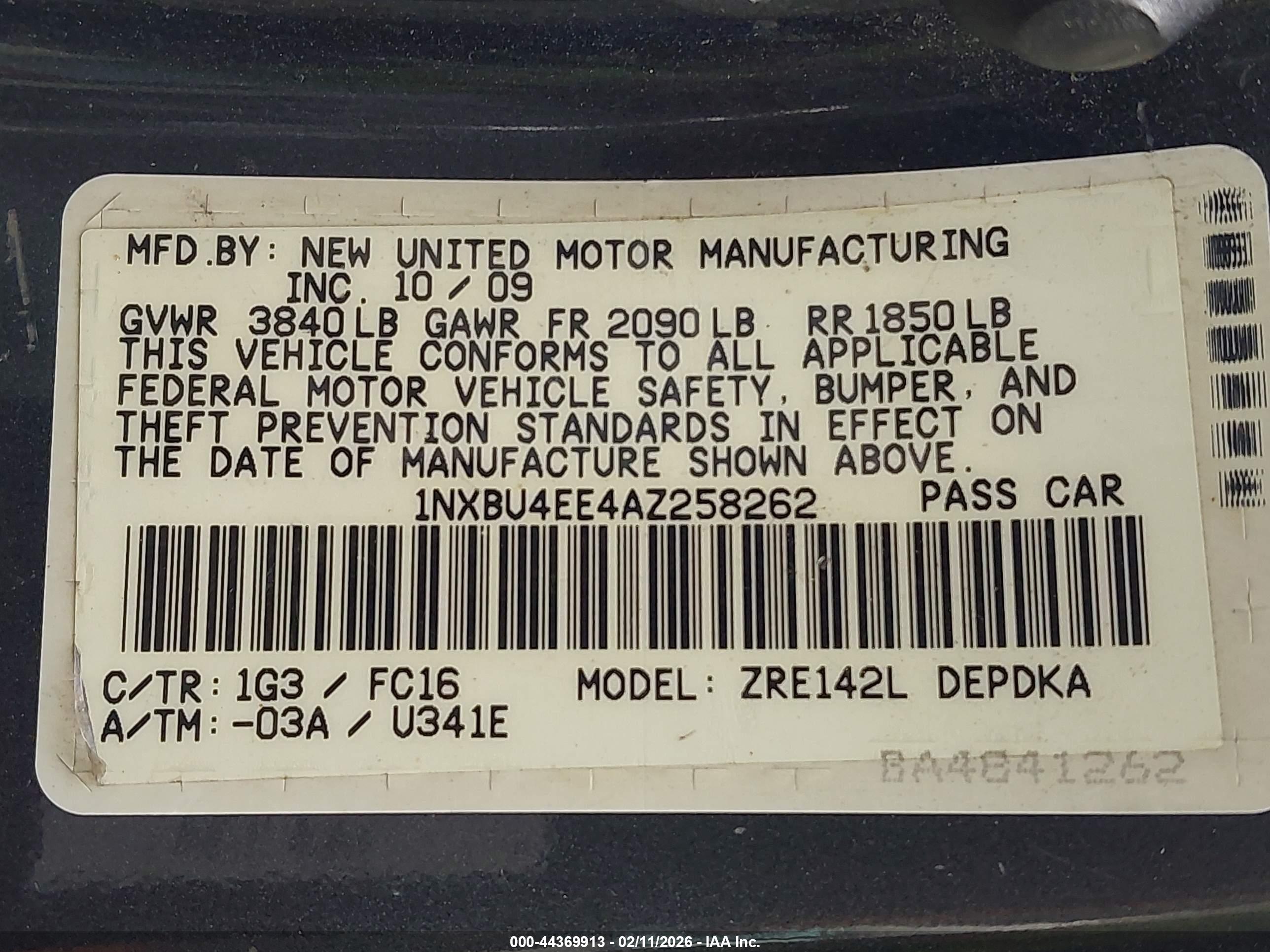 TOYOTA COROLLA image 9