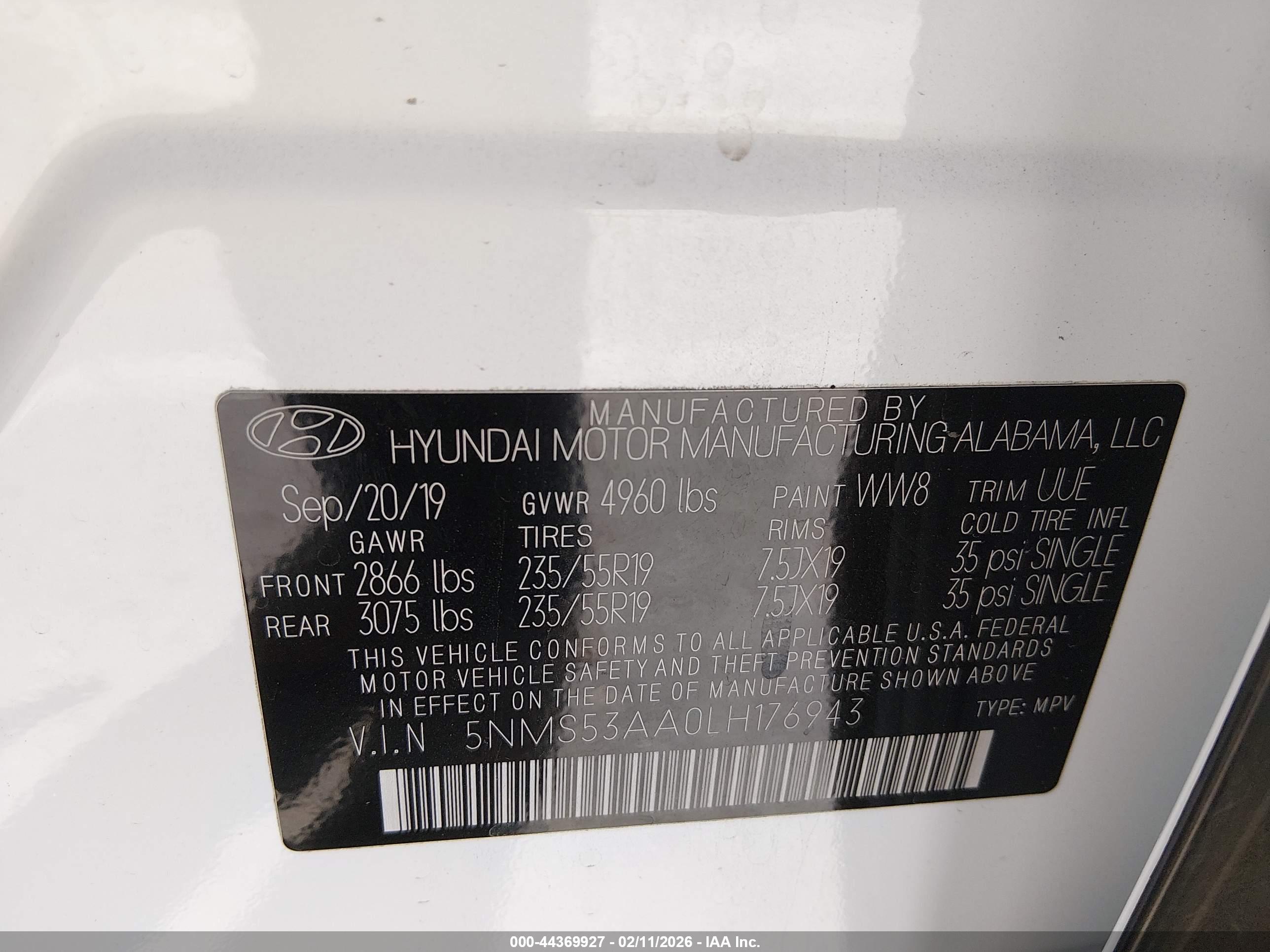 HYUNDAI SANTA image 9