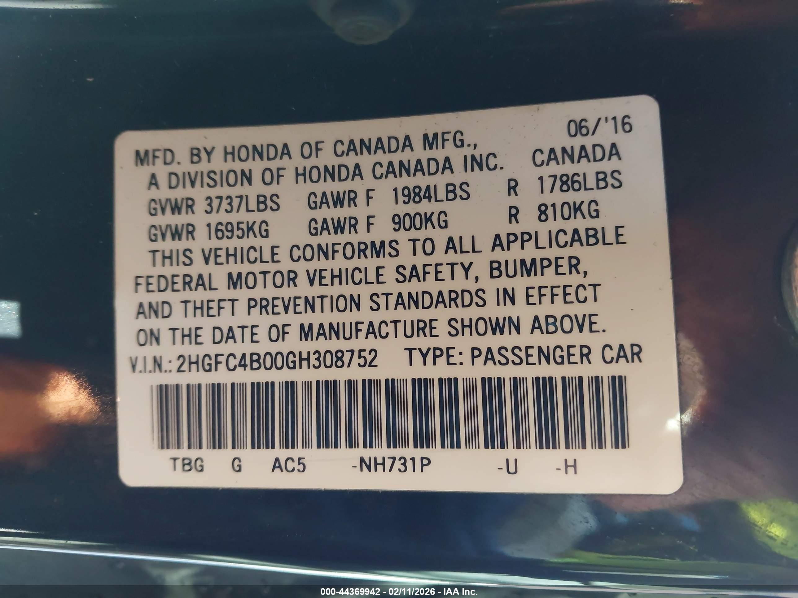 HONDA CIVIC image 9