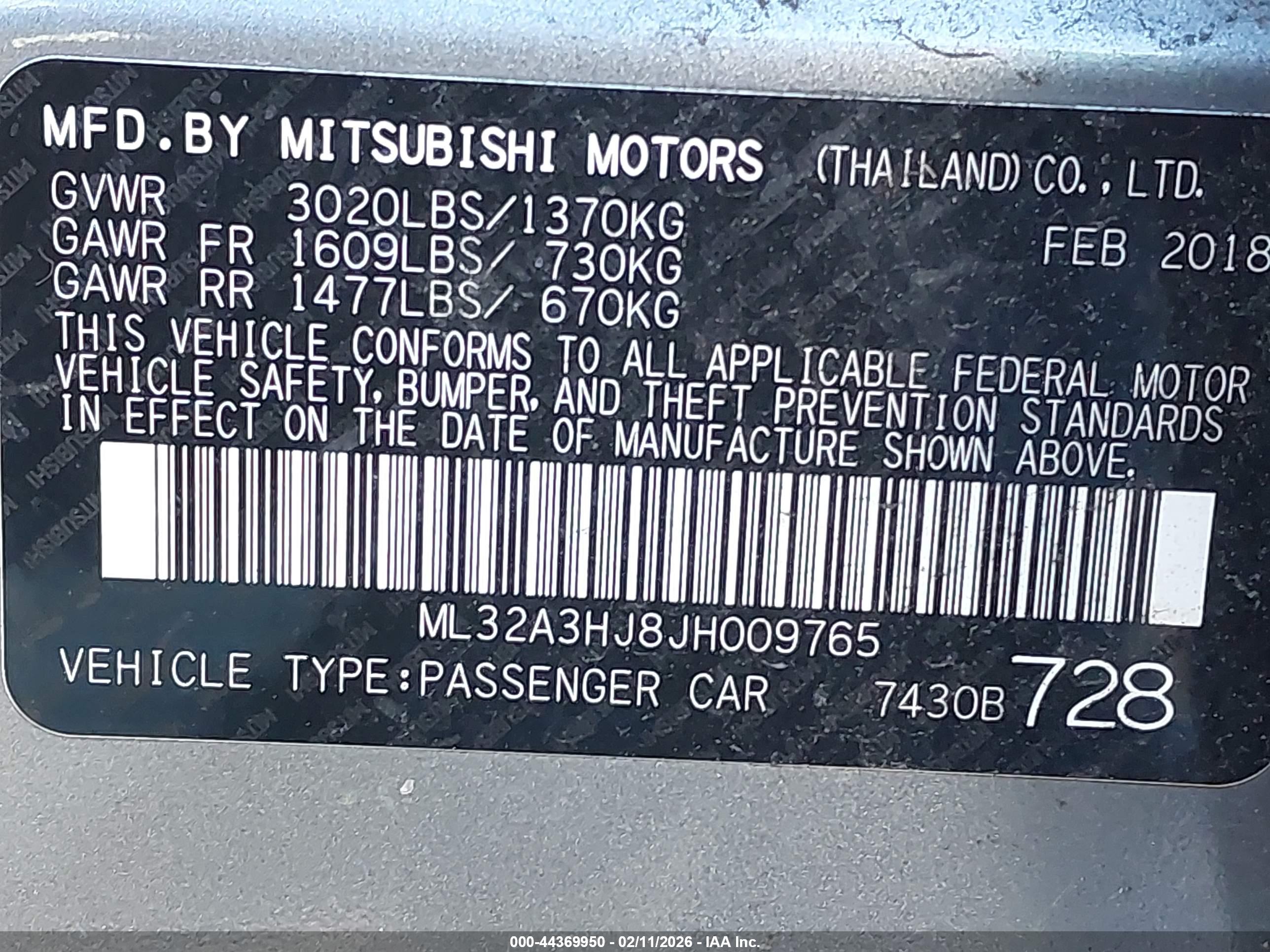 MITSUBISHI MIRAGE image 9