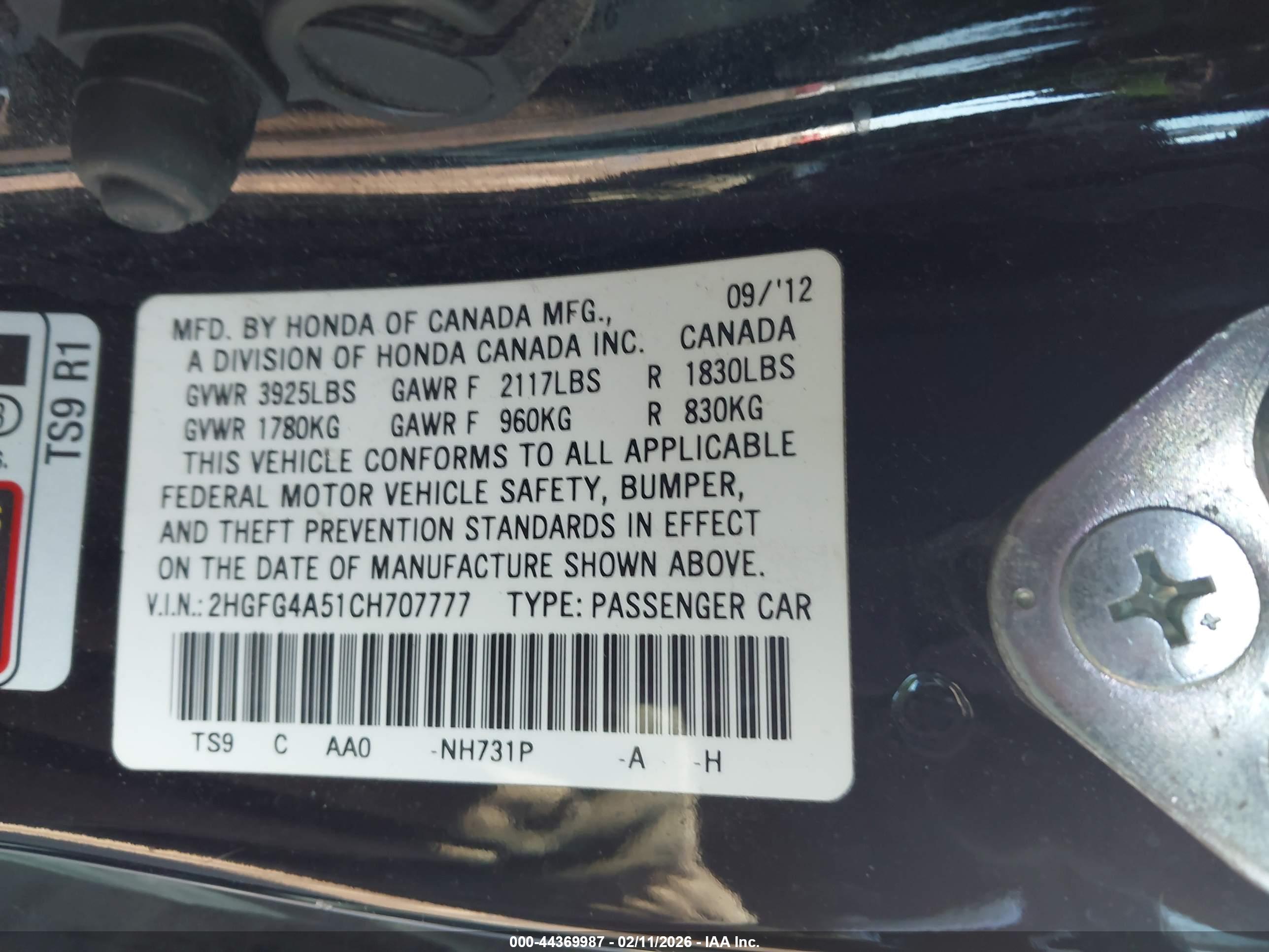 HONDA CIVIC image 9