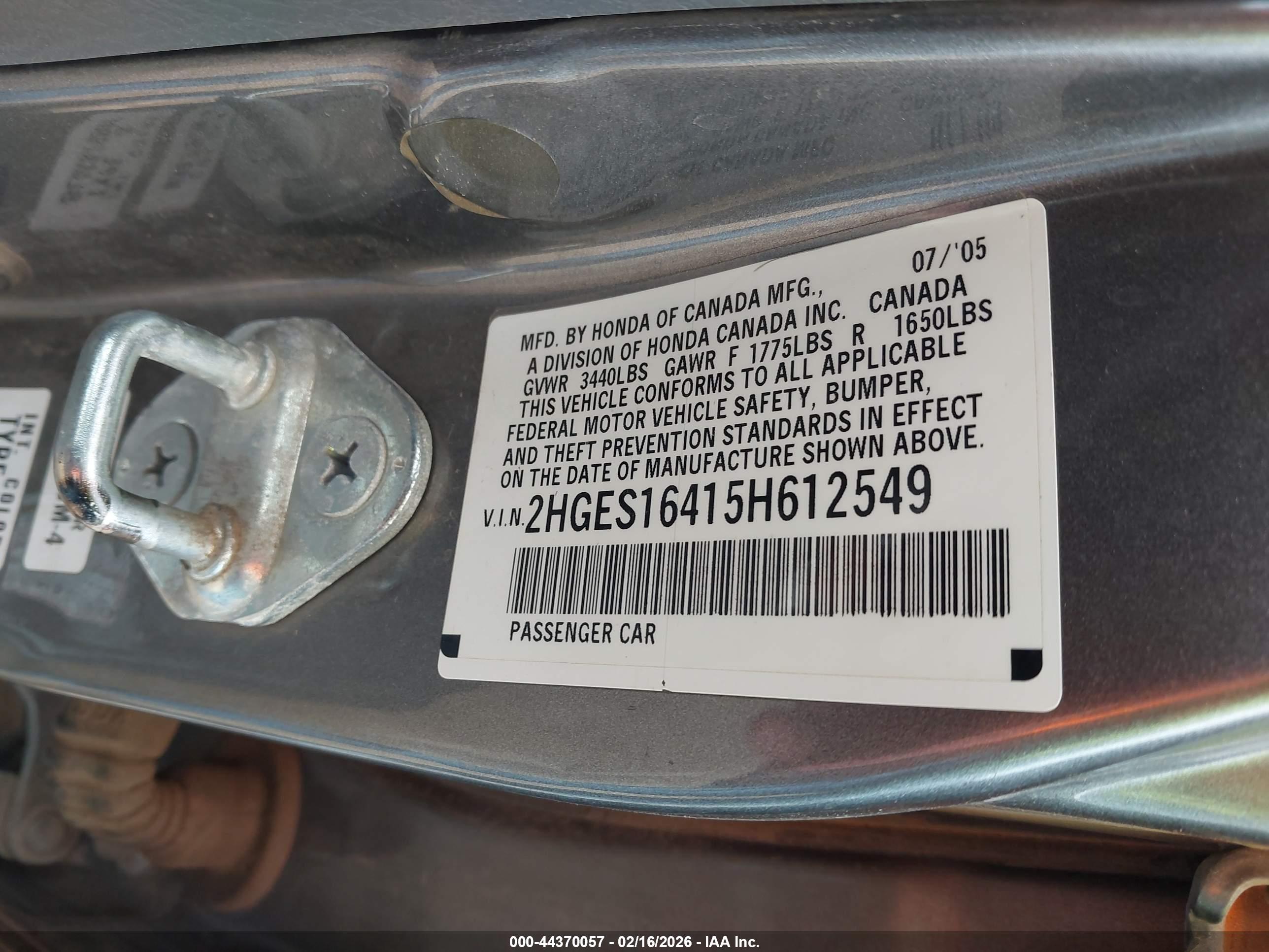 HONDA CIVIC image 9
