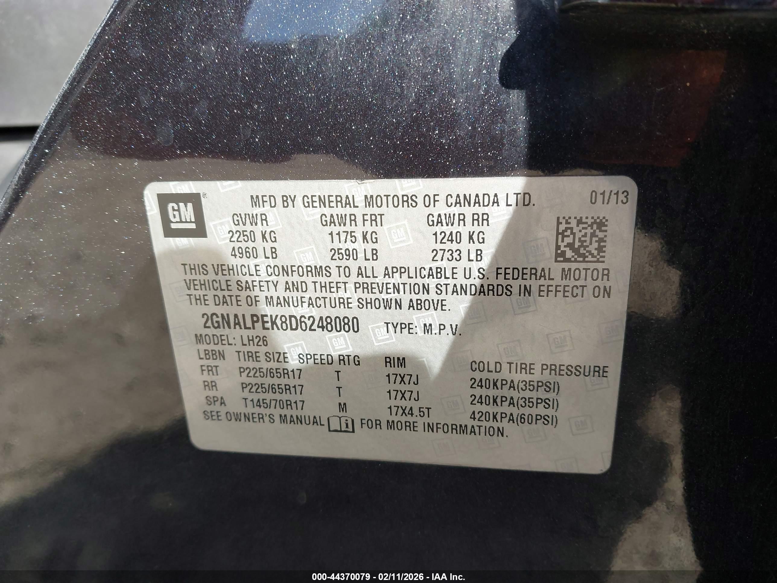CHEVROLET EQUINOX image 9