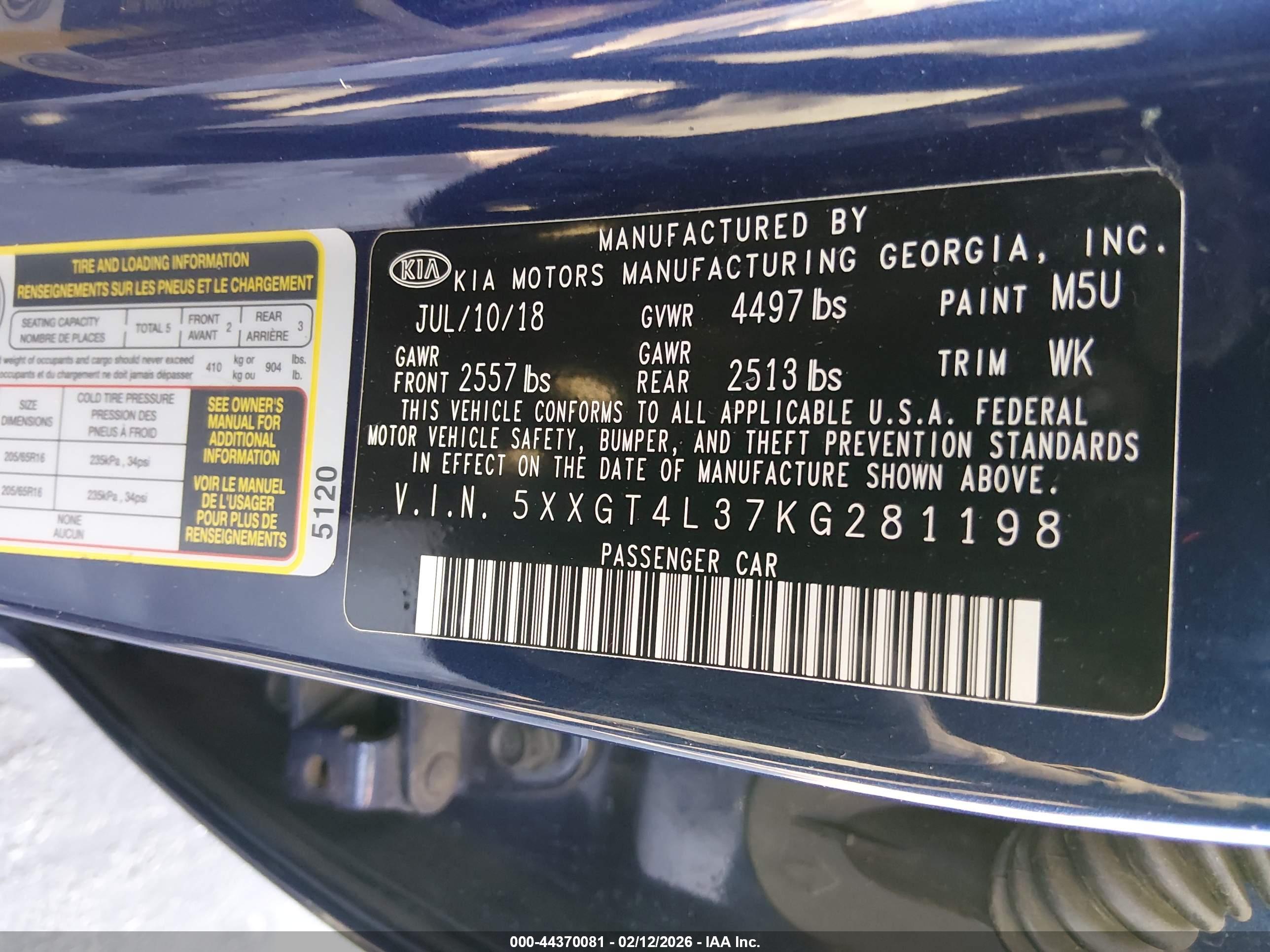 KIA OPTIMA image 9