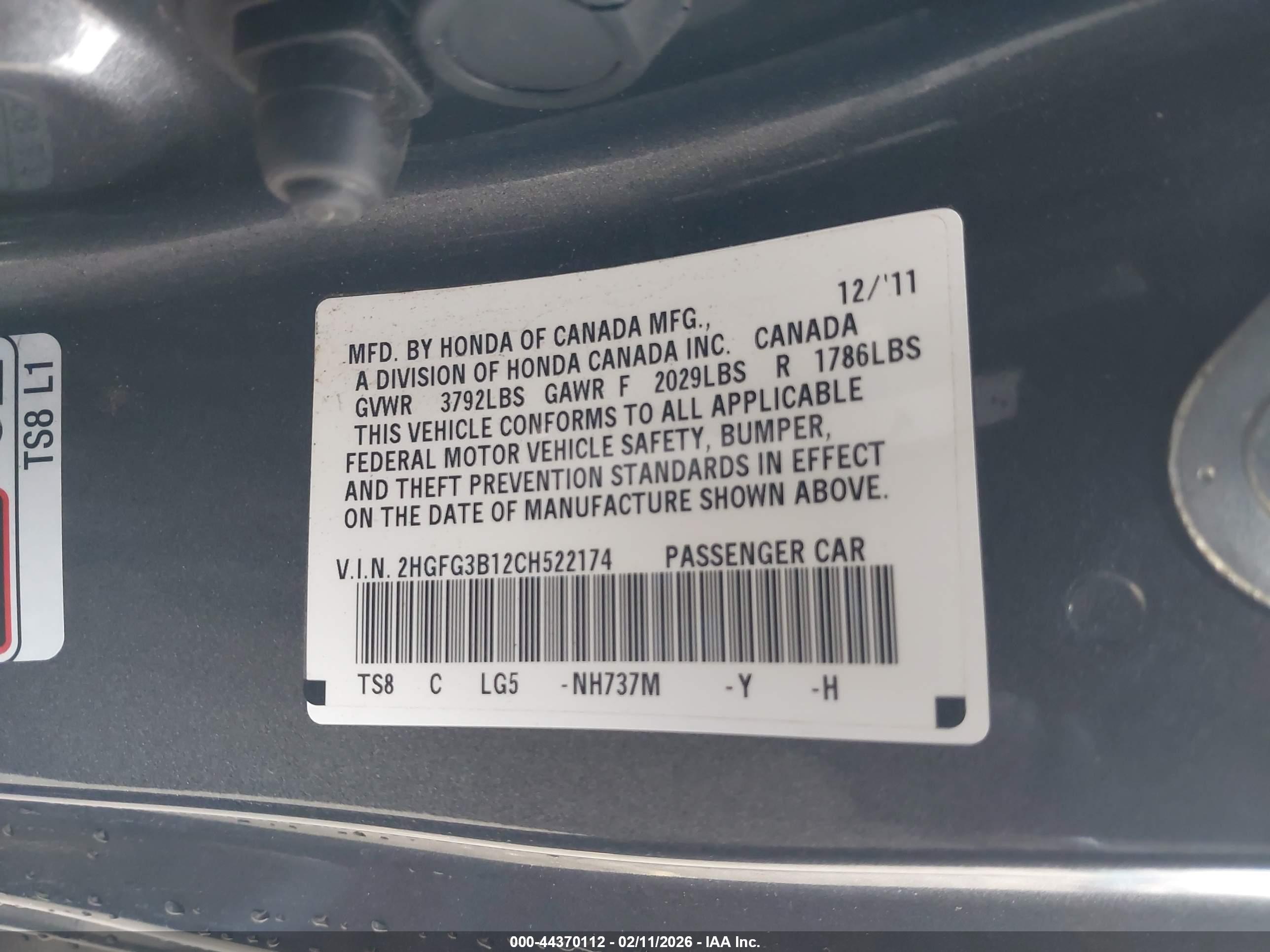 HONDA CIVIC image 9
