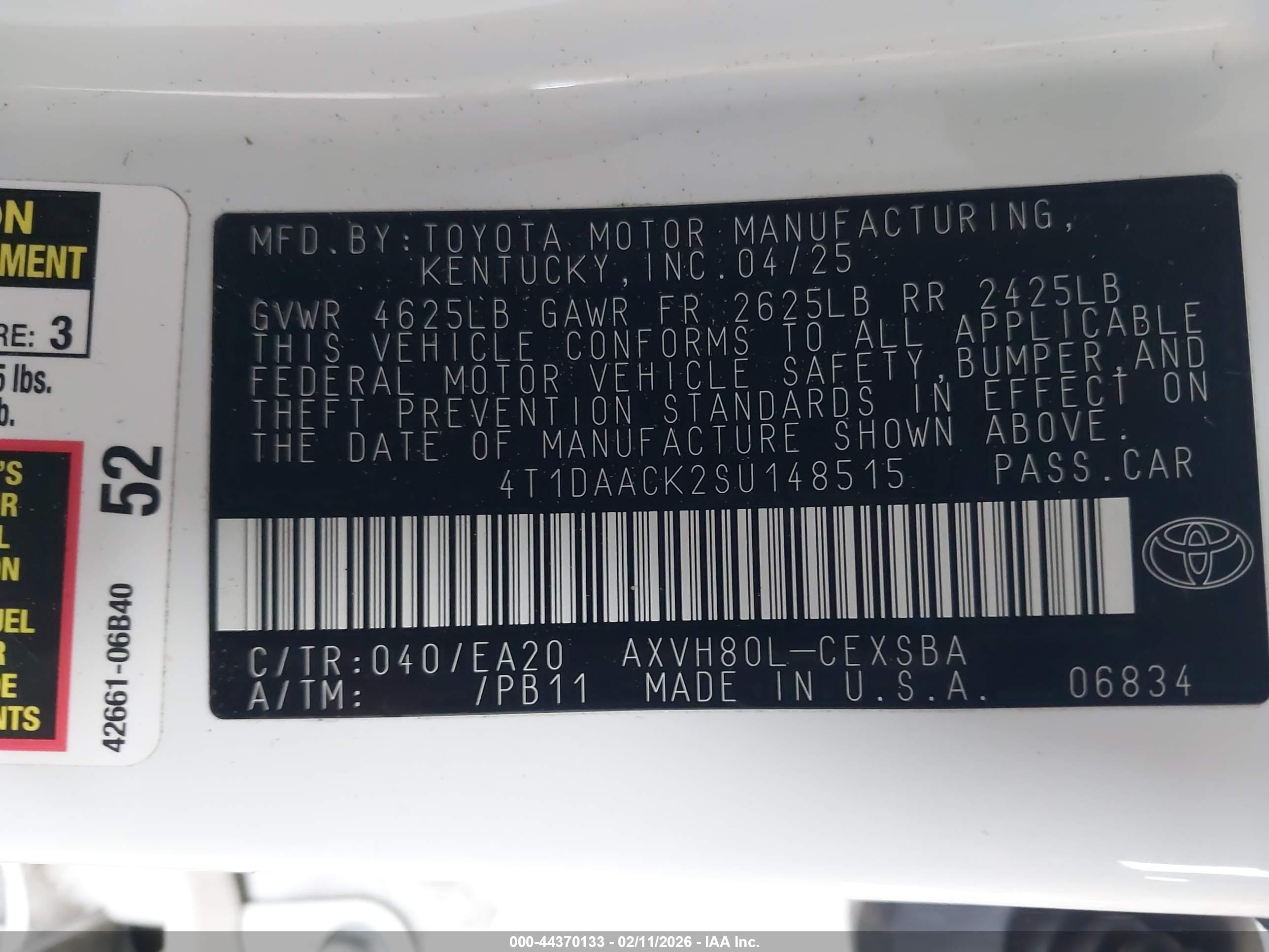TOYOTA CAMRY image 9