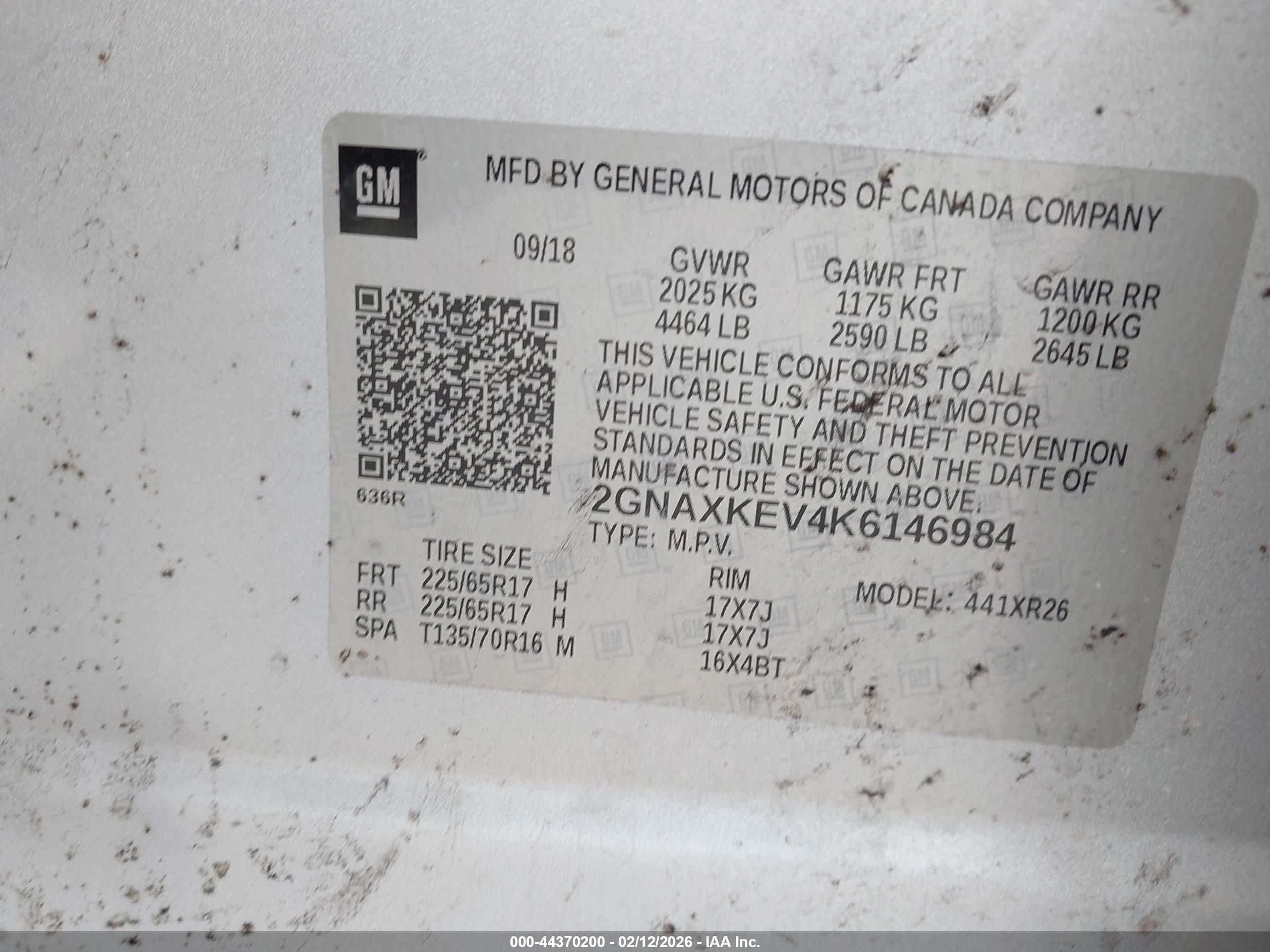 CHEVROLET EQUINOX image 9