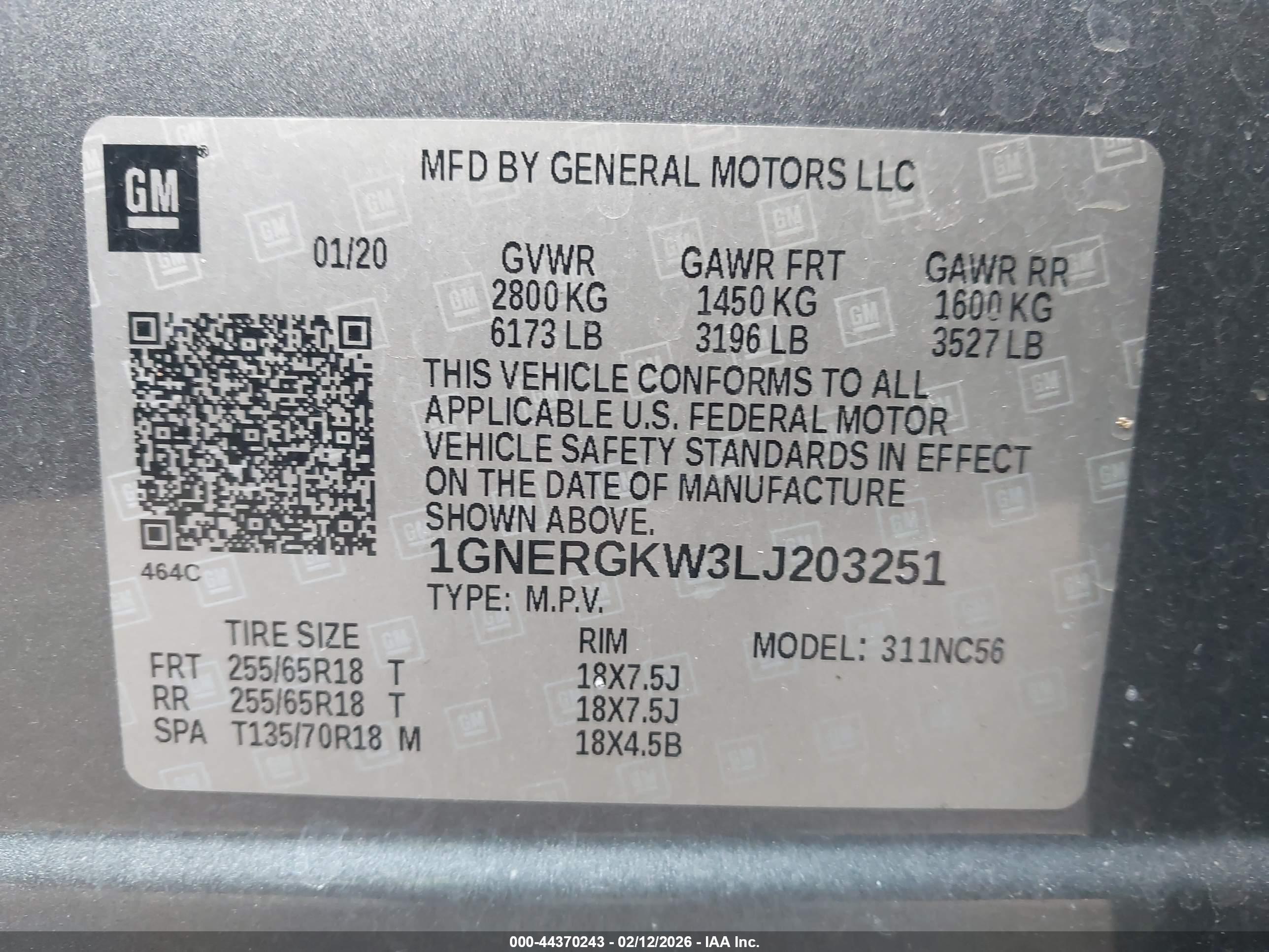 CHEVROLET TRAVERSE image 9