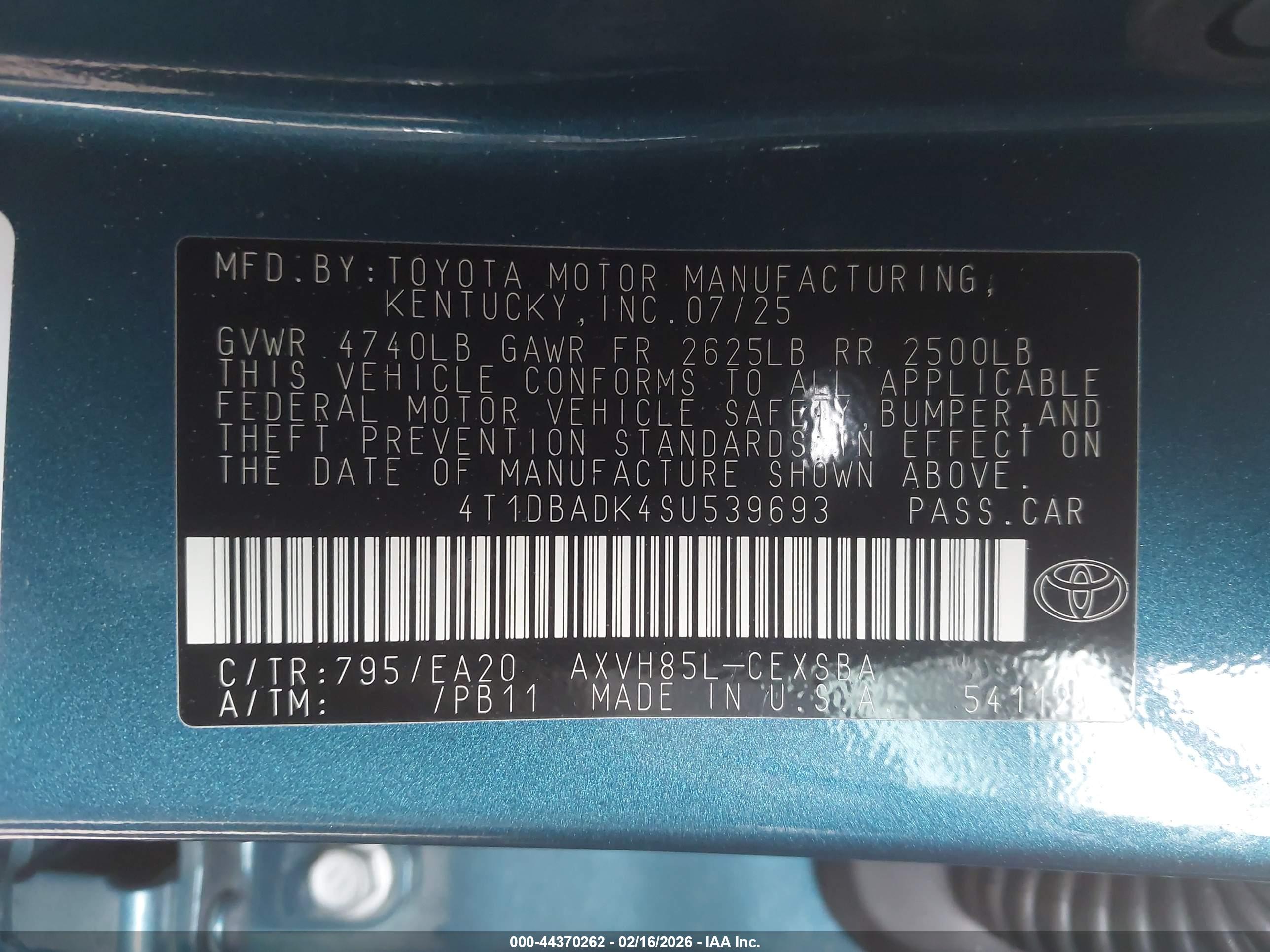TOYOTA CAMRY image 9