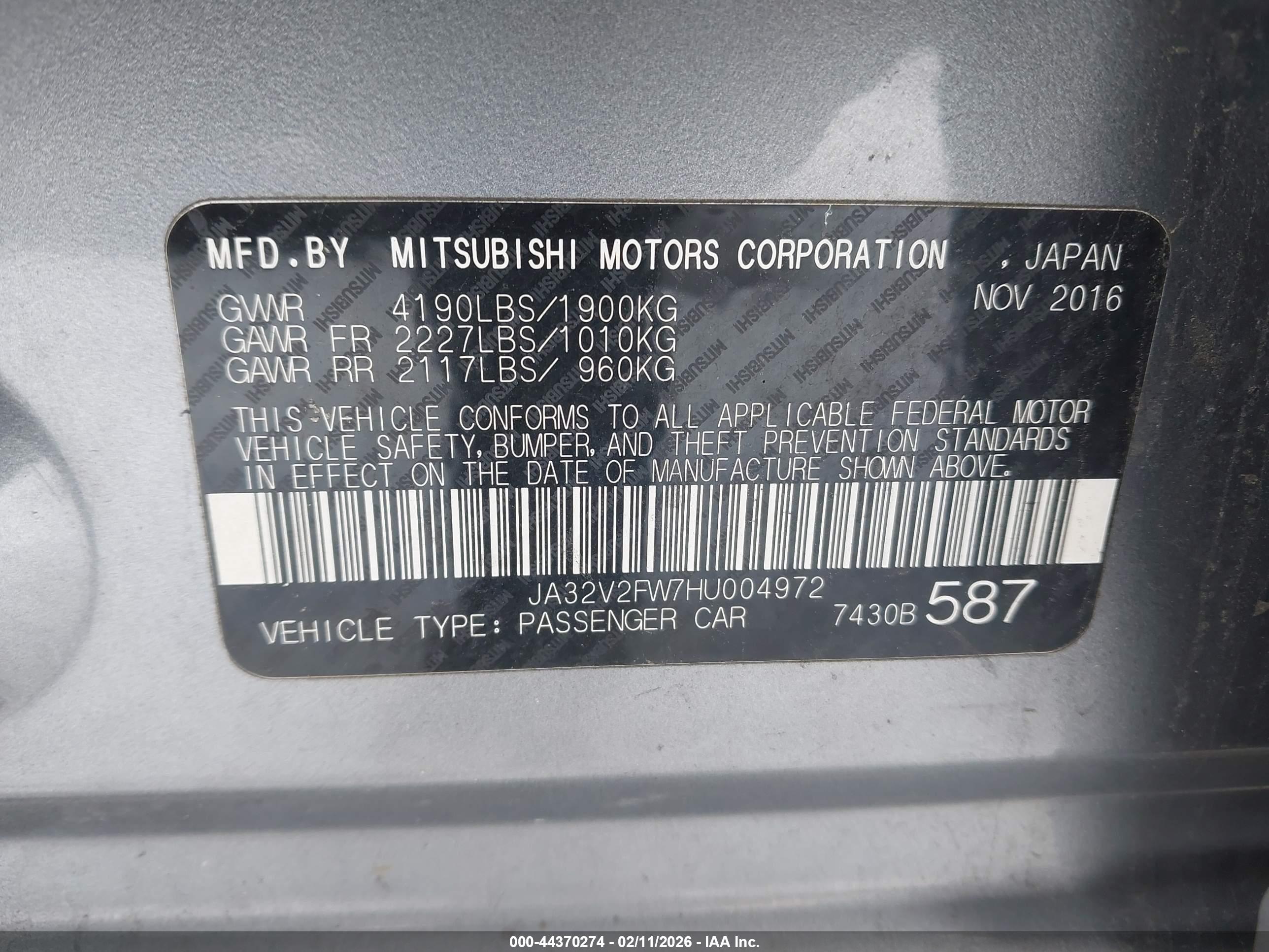 MITSUBISHI LANCER image 9