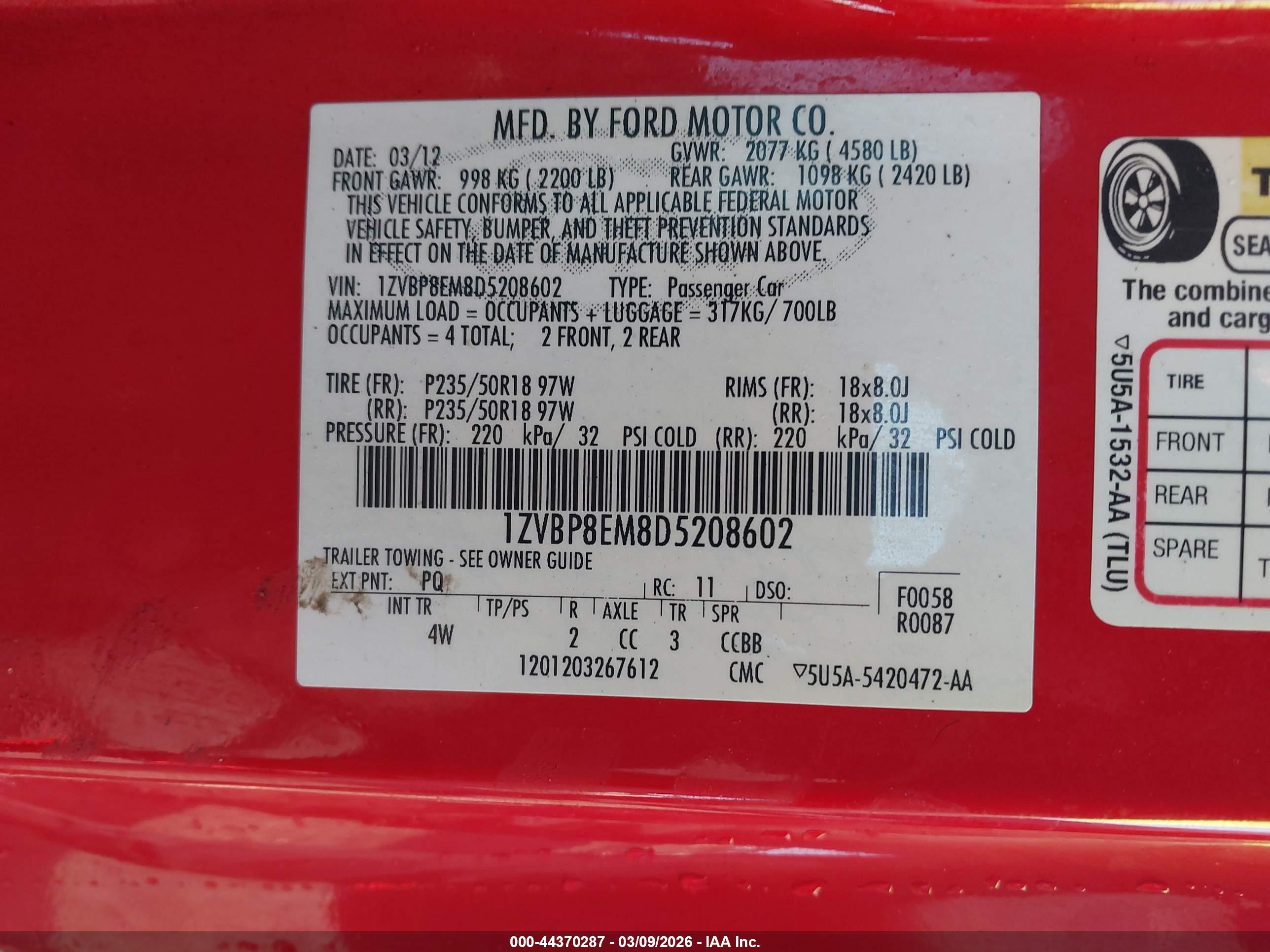 FORD MUSTANG image 9