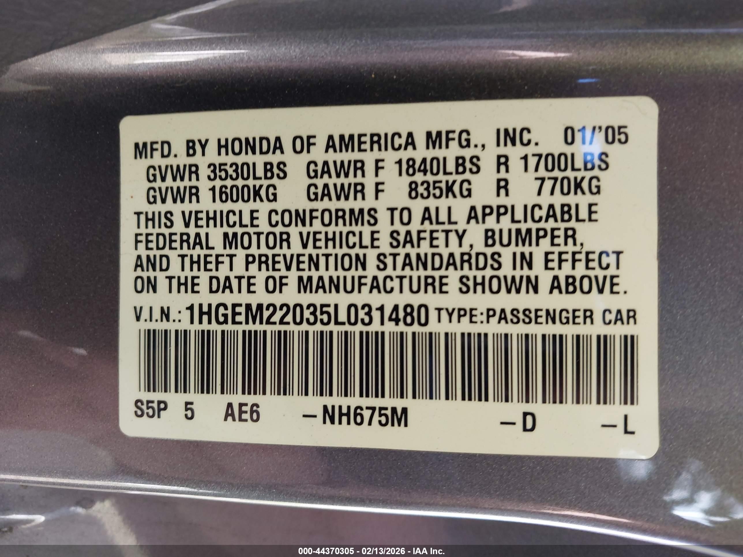 HONDA CIVIC image 9