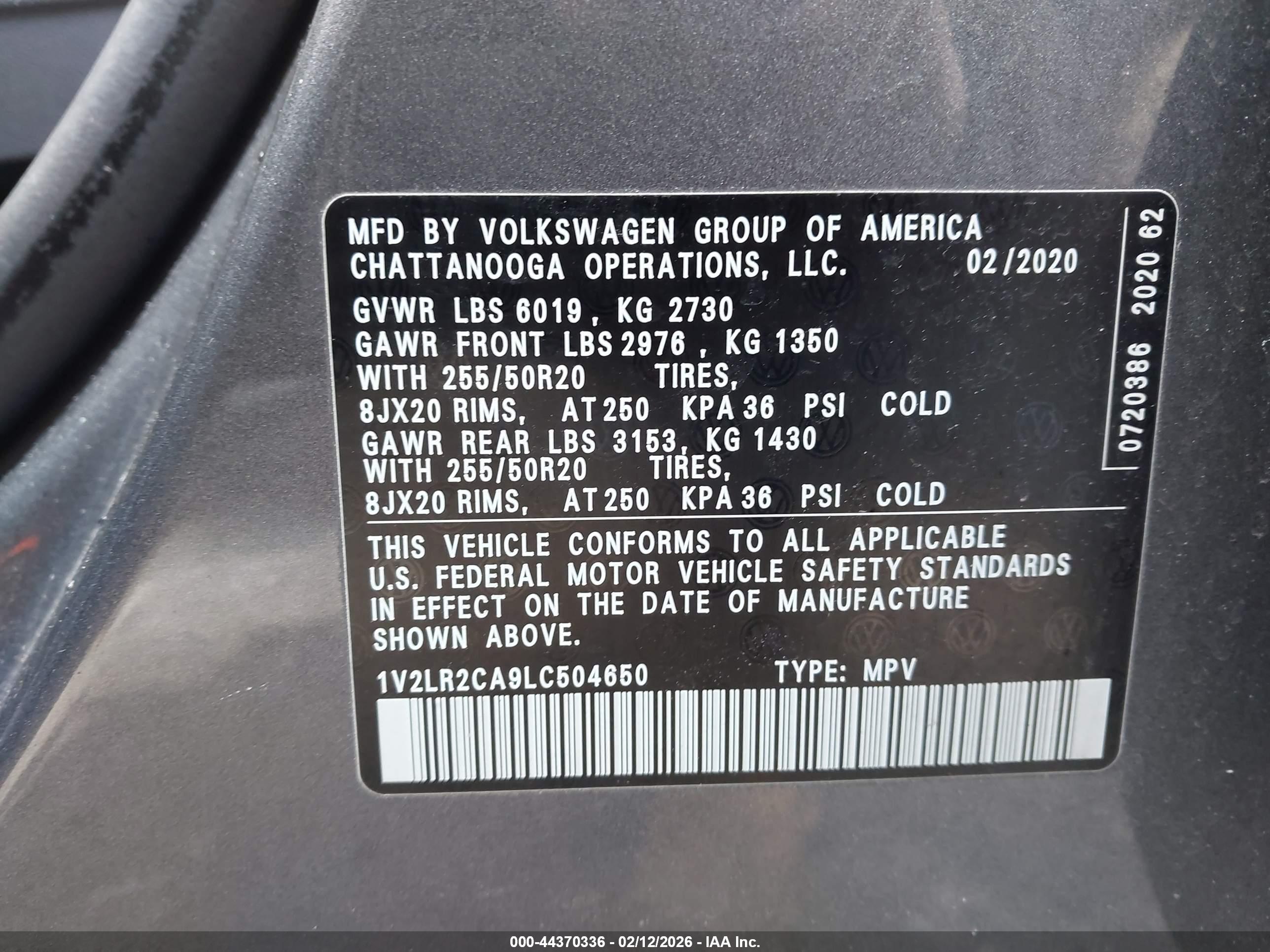 VOLKSWAGEN ATLAS image 9