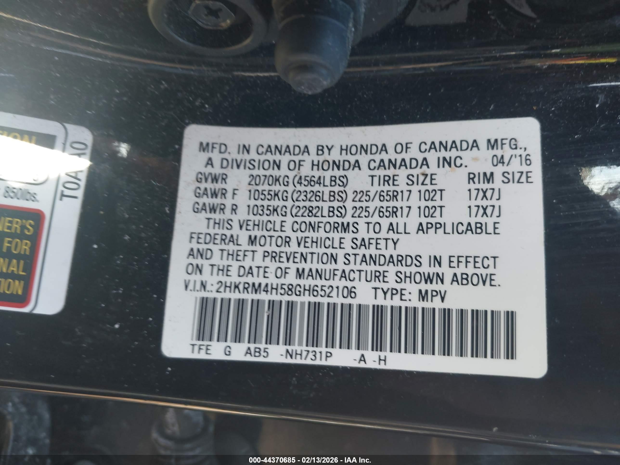 HONDA CR-V image 9