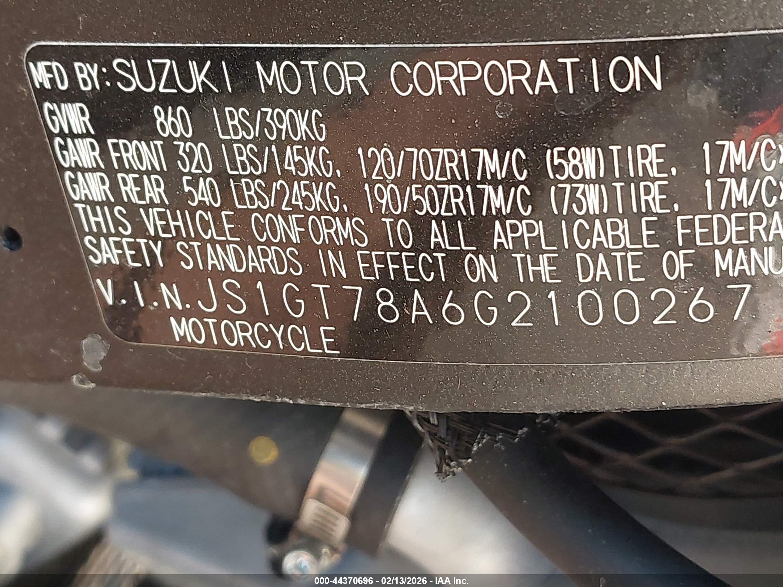 SUZUKI GSX-R1000 image 10