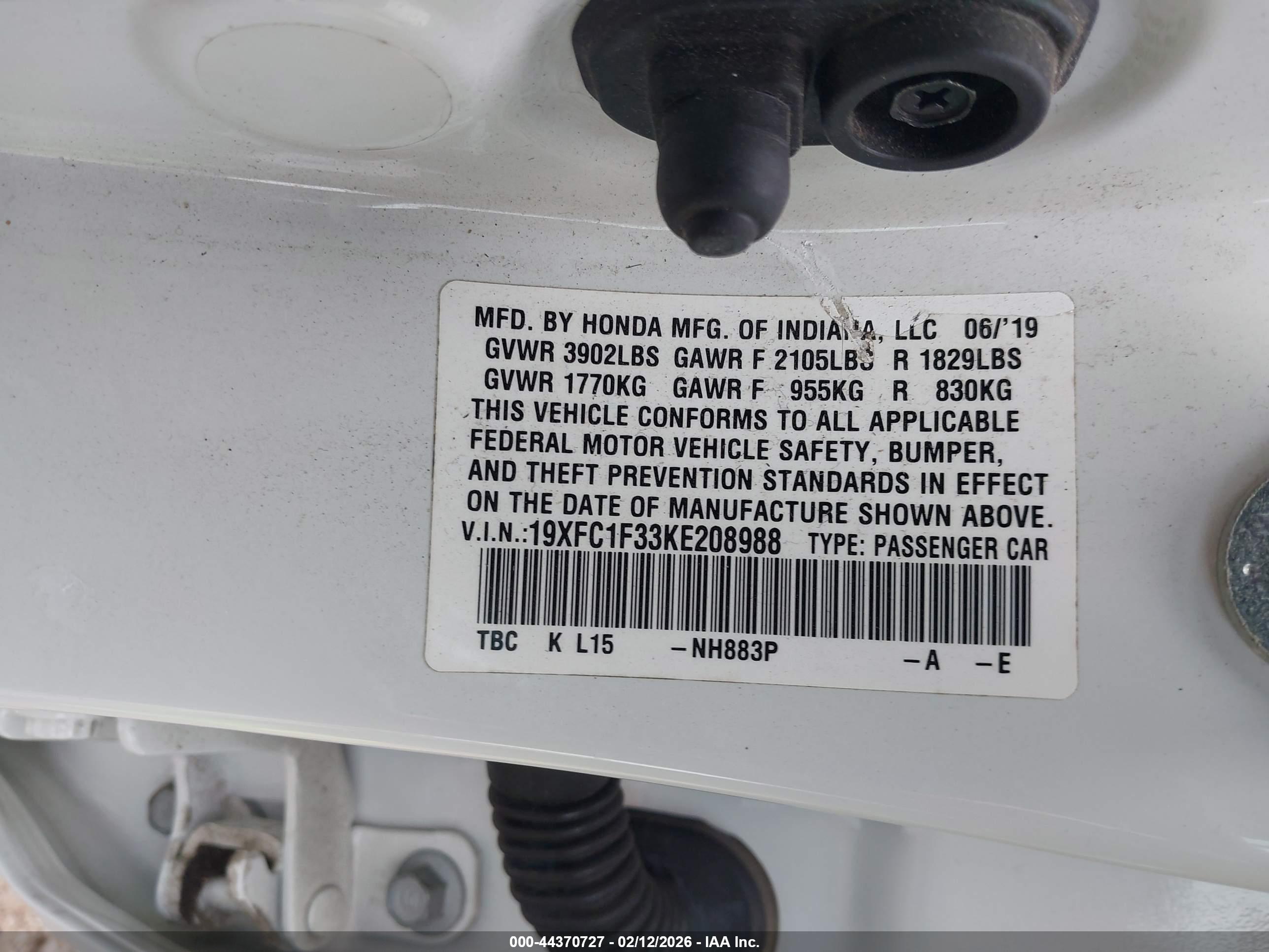 HONDA CIVIC image 9