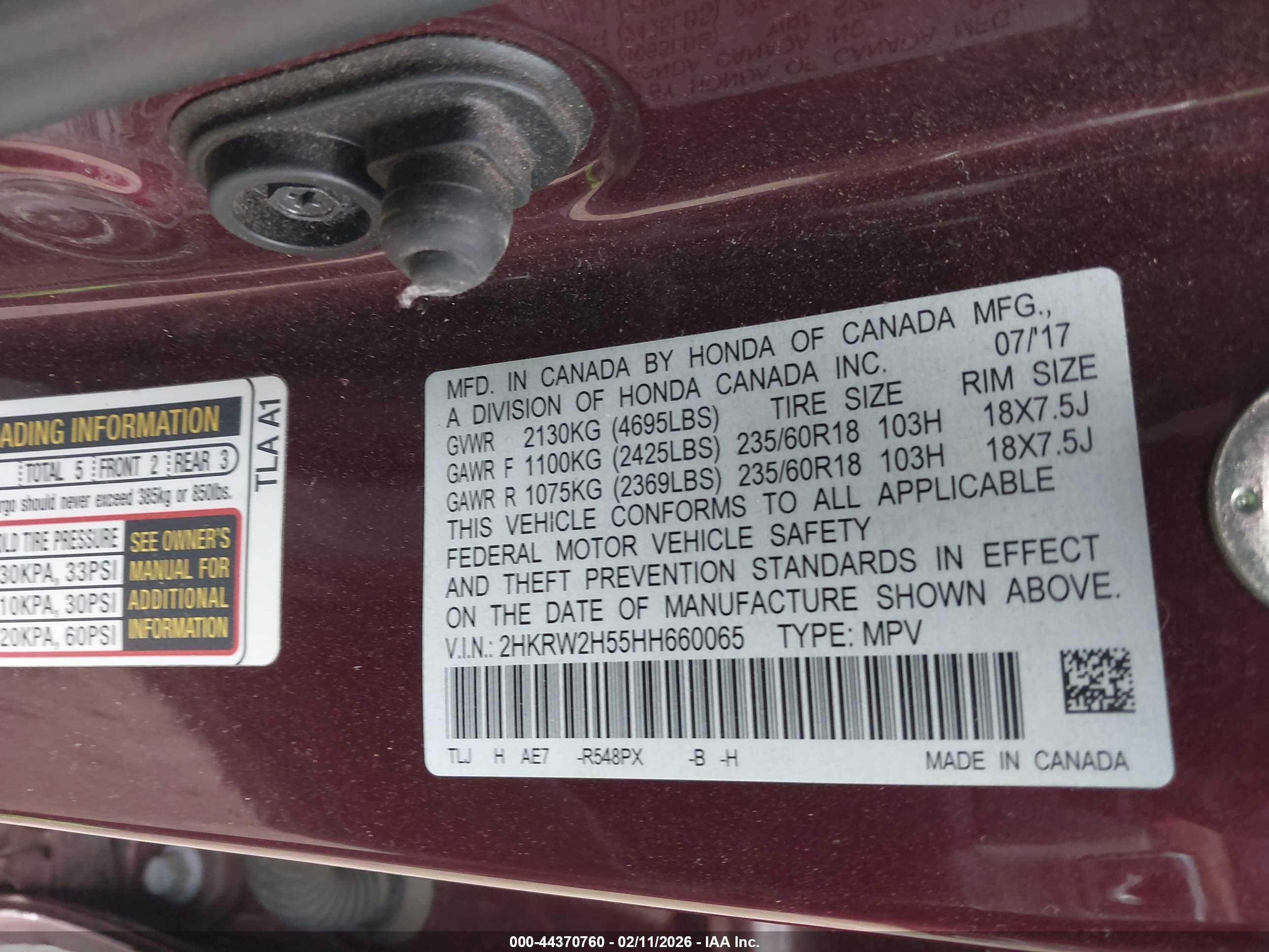 HONDA CR-V image 9