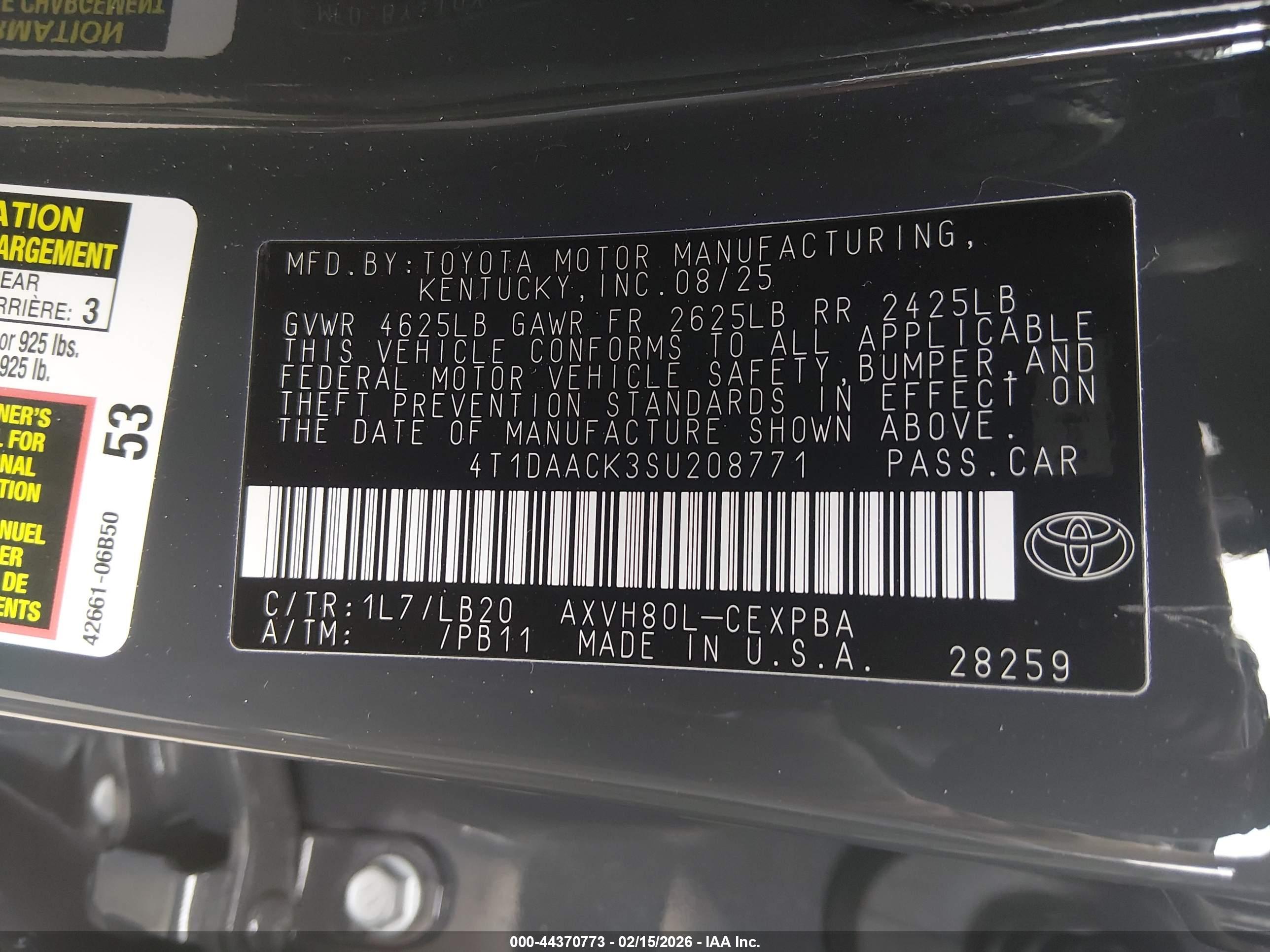 TOYOTA CAMRY image 9