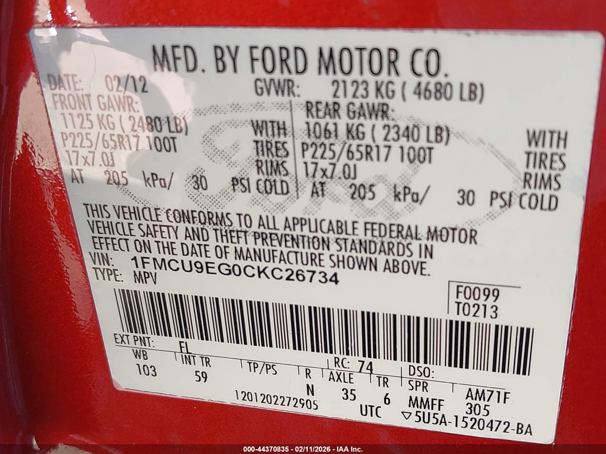 FORD ESCAPE image 9