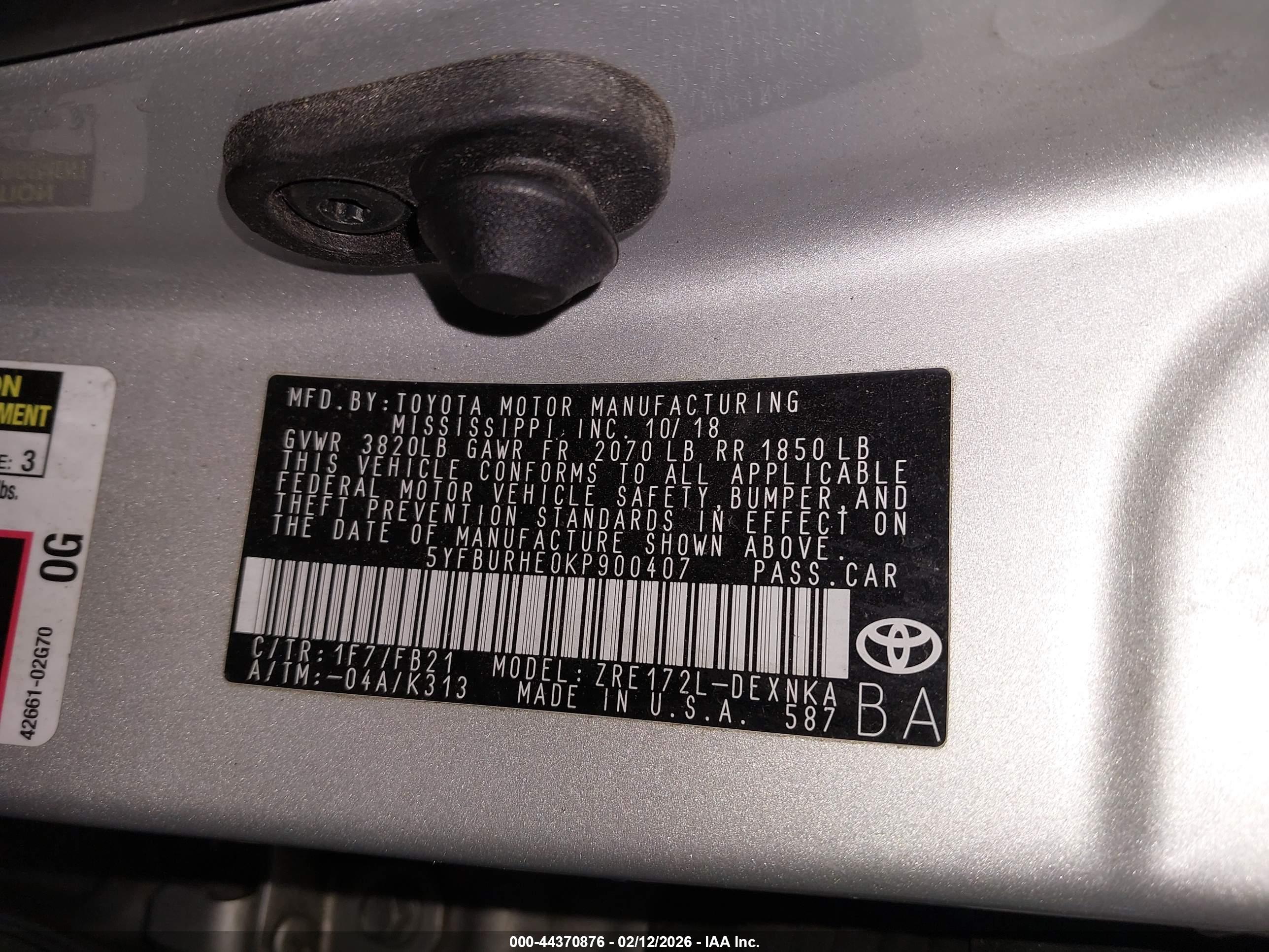 TOYOTA COROLLA image 9