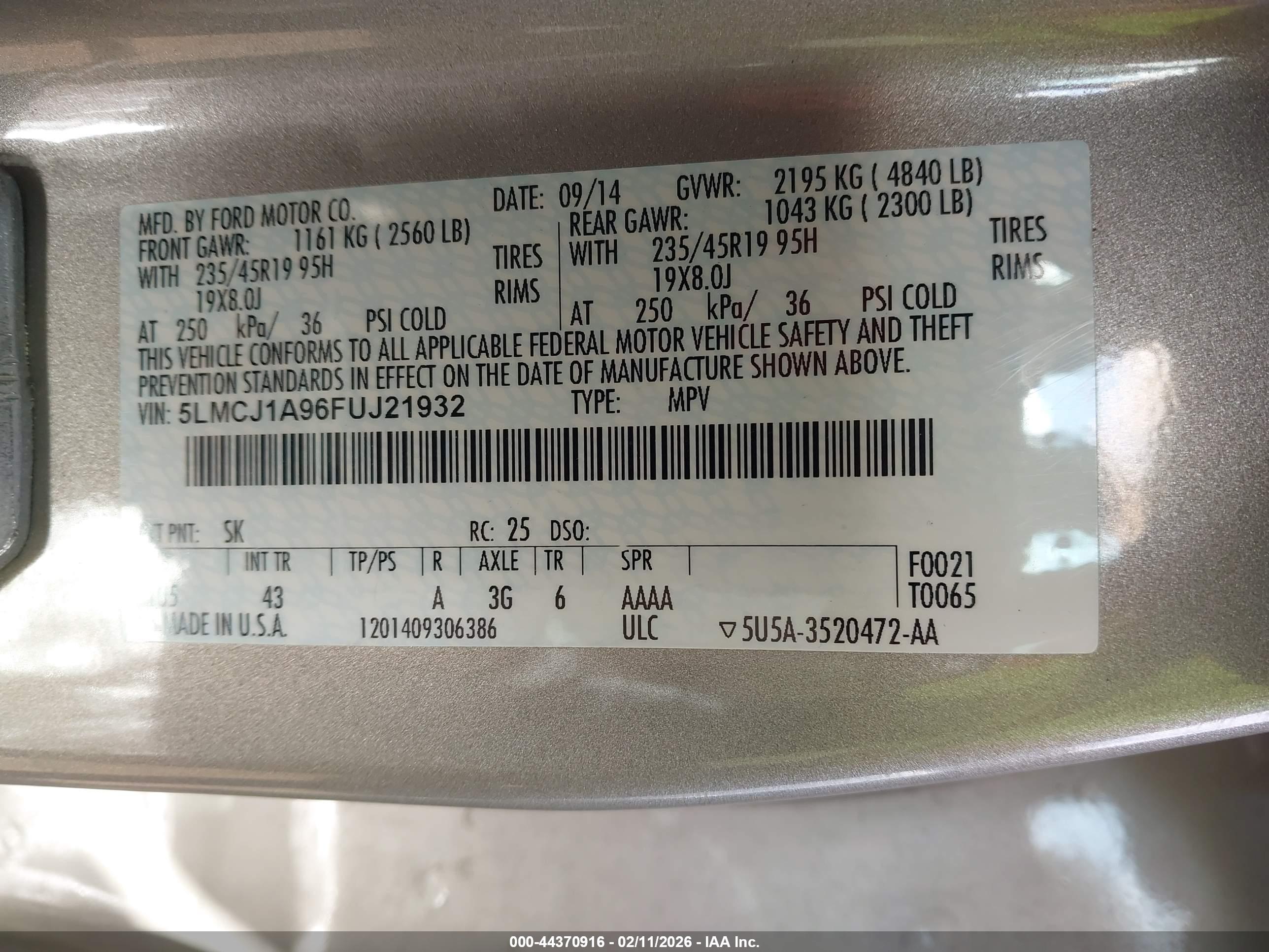 LINCOLN MKC image 9