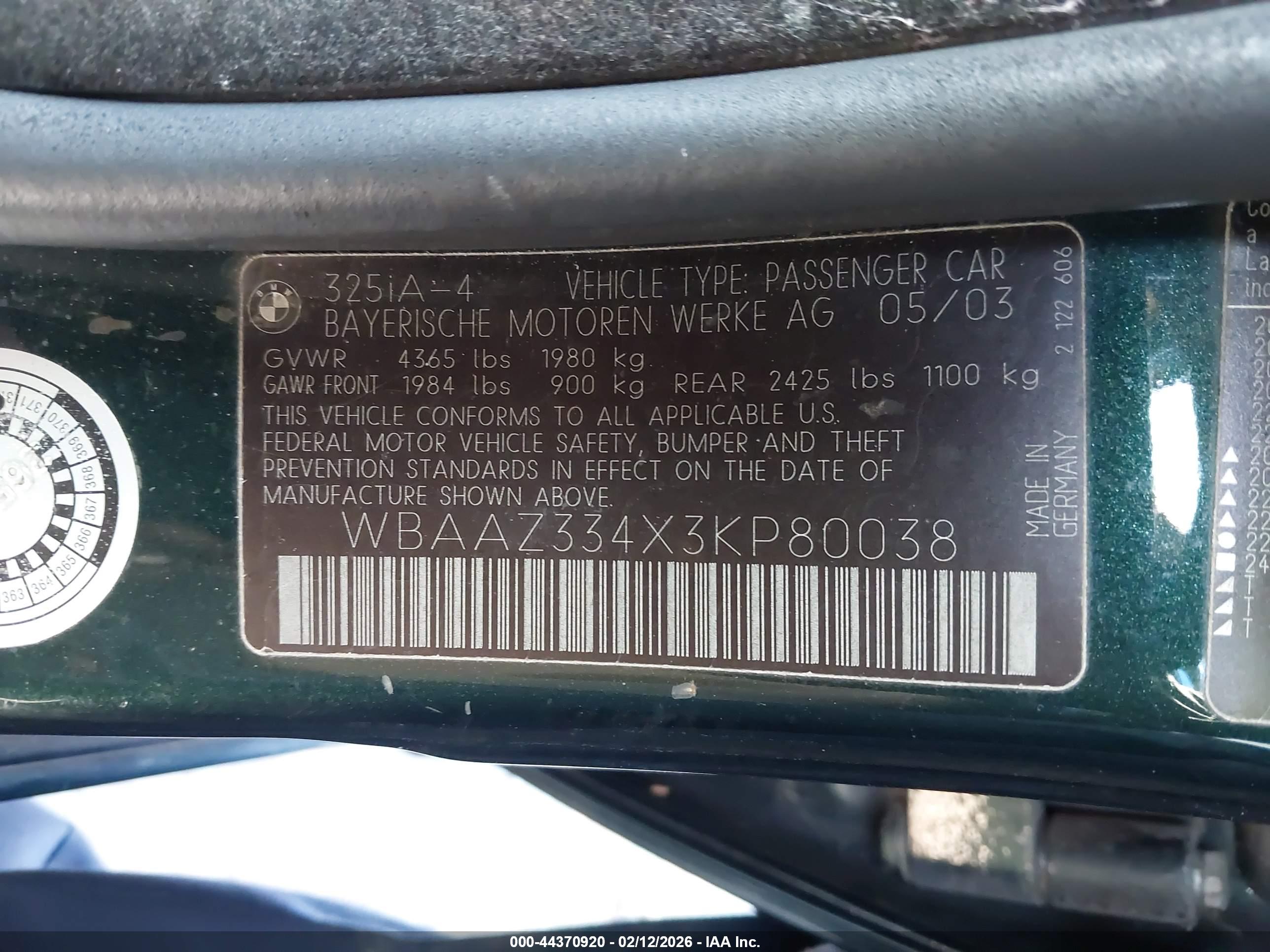 BMW 325I image 9
