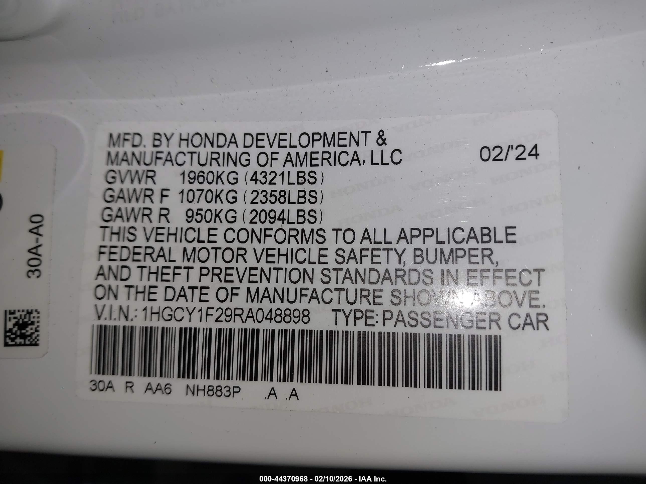 HONDA ACCORD image 9