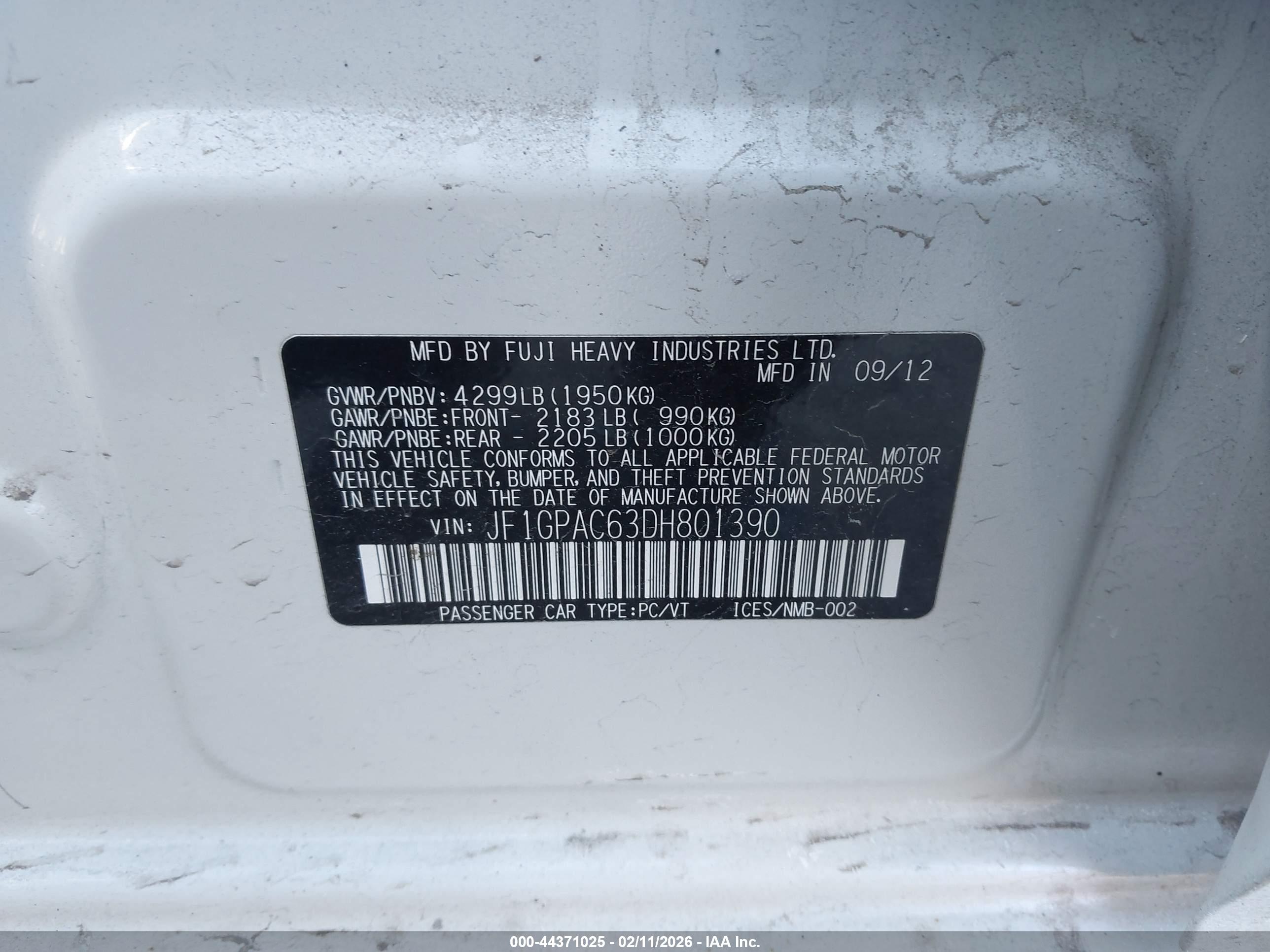 SUBARU IMPREZA image 9