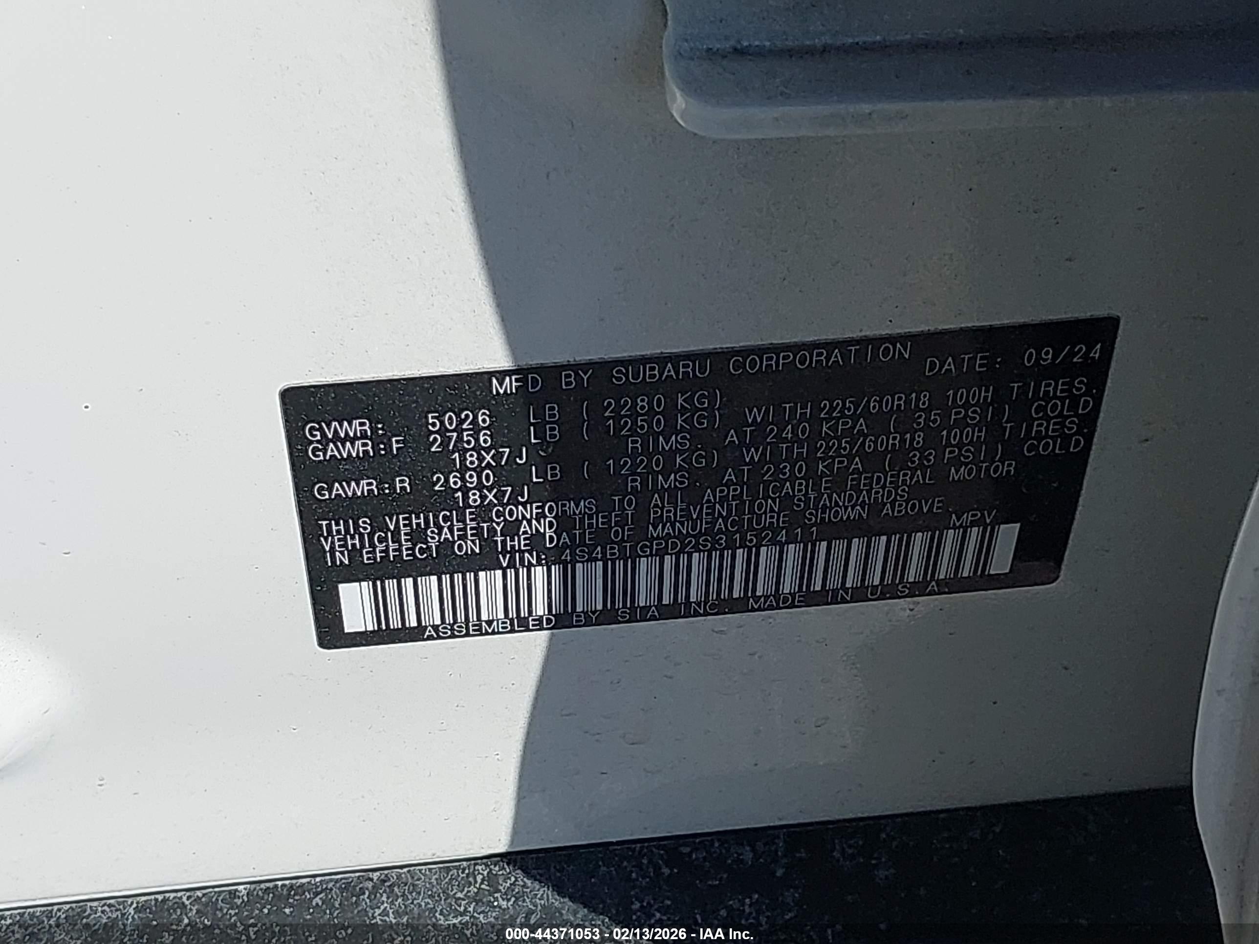 SUBARU OUTBACK image 9