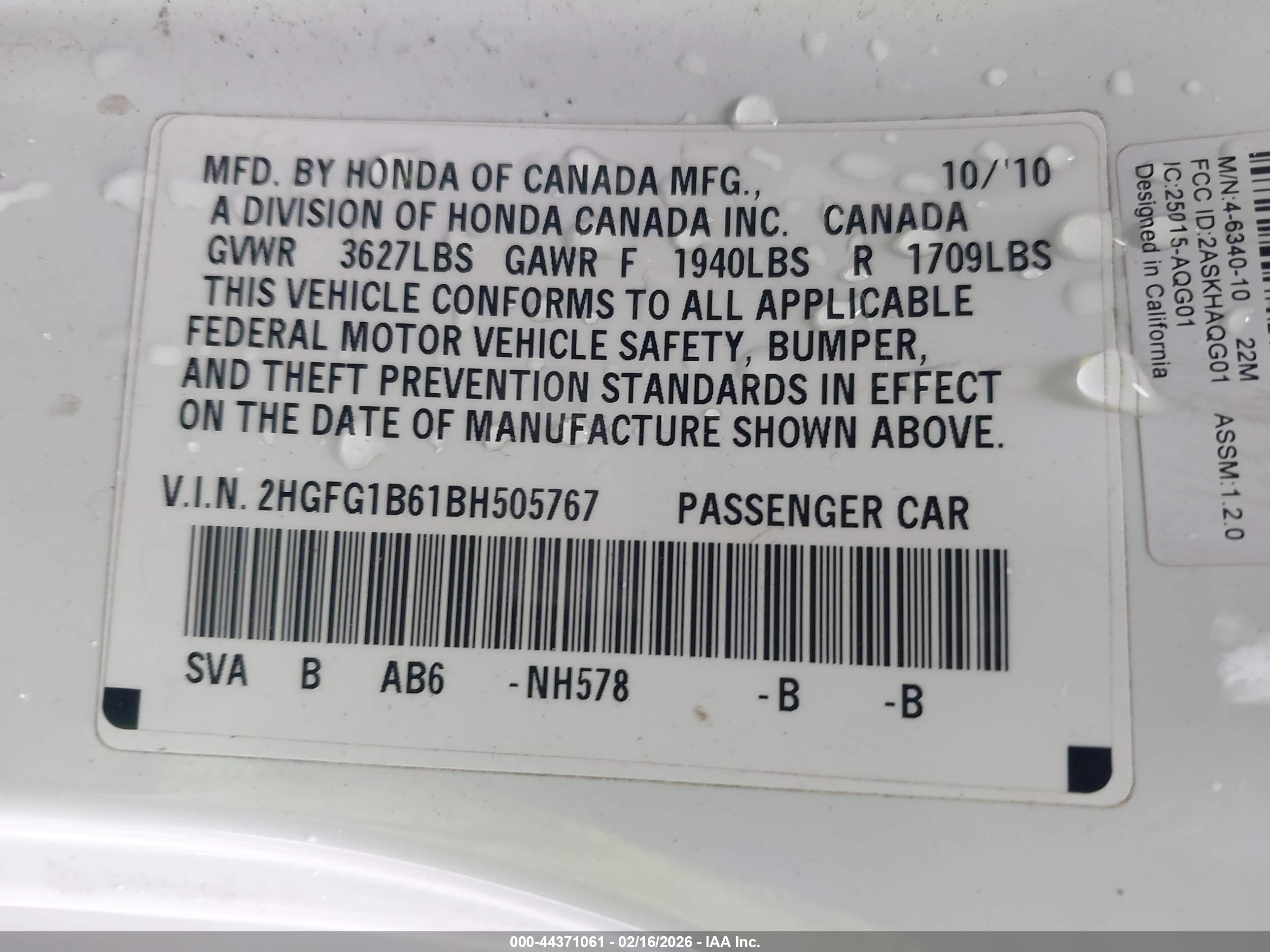 HONDA CIVIC image 9