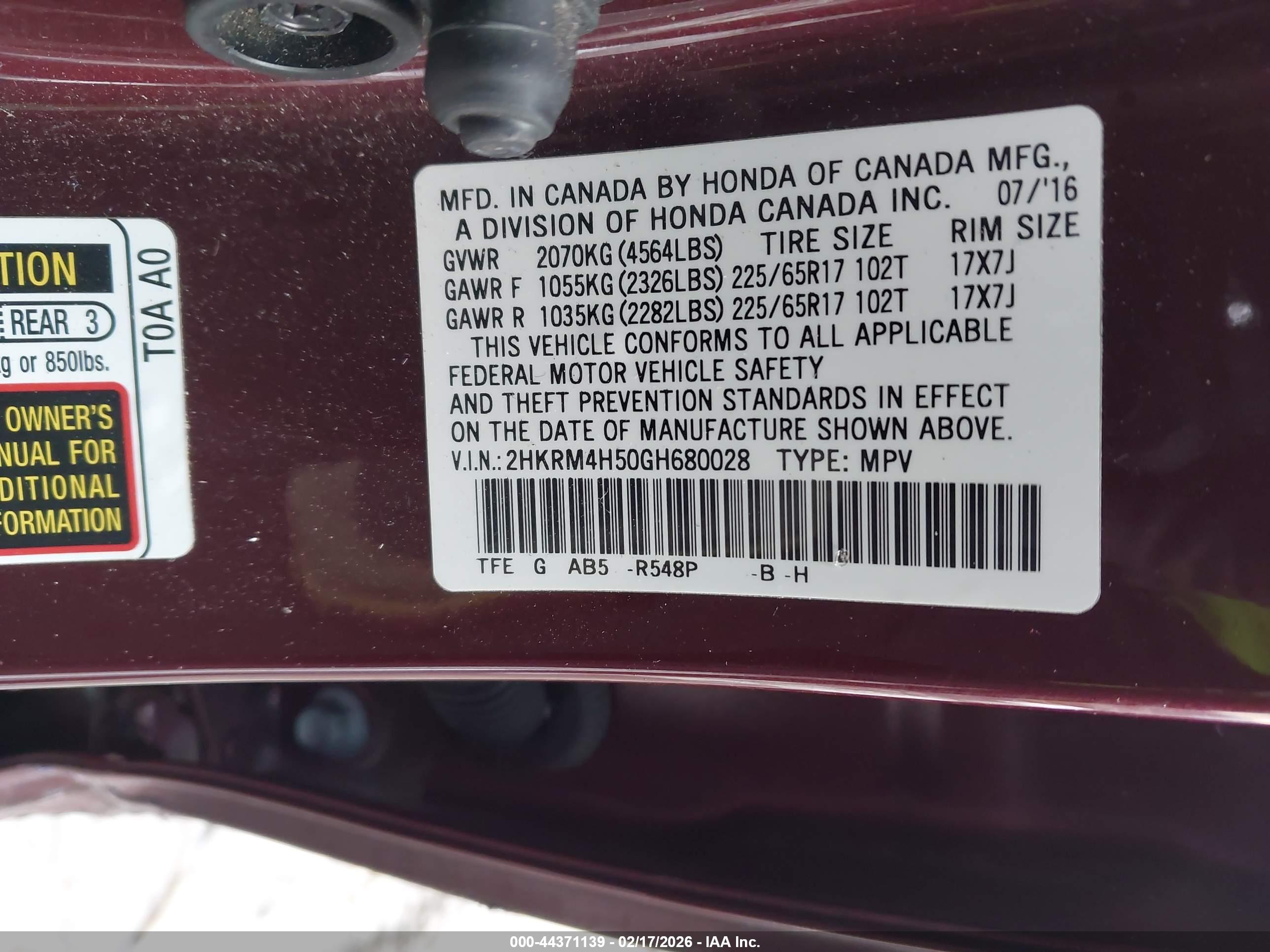 HONDA CR-V image 9