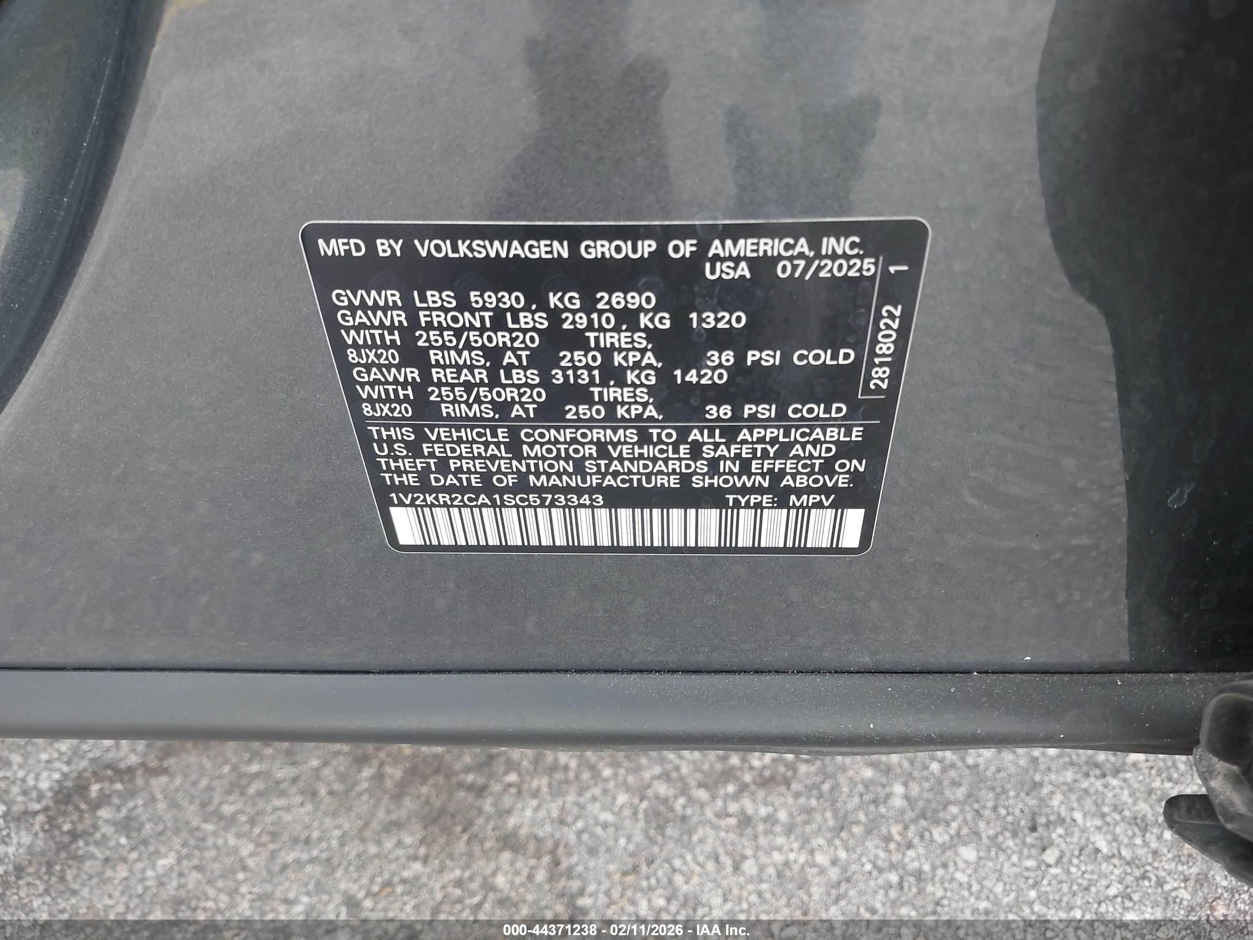 VOLKSWAGEN ATLAS image 9