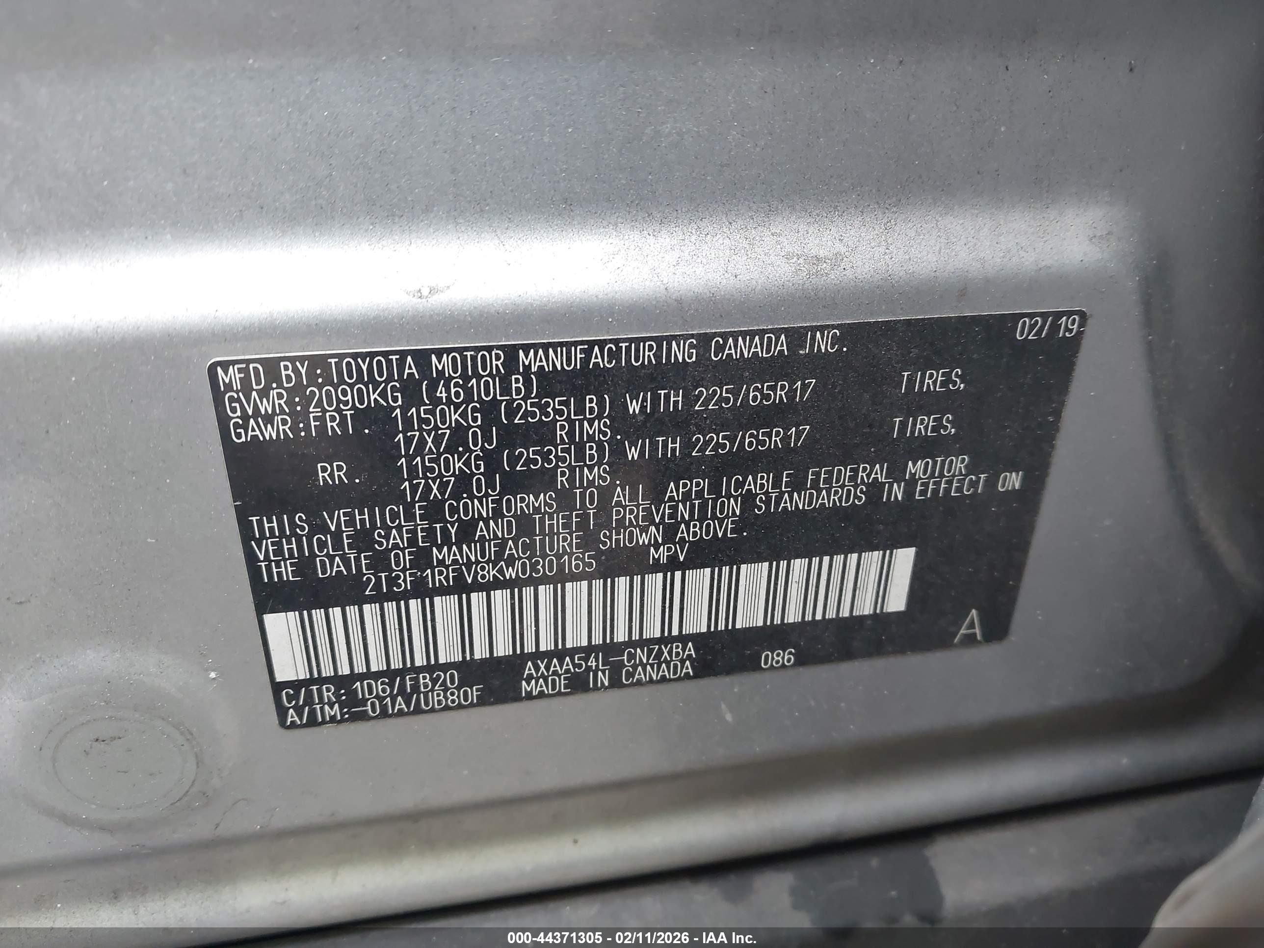 TOYOTA RAV4 image 9