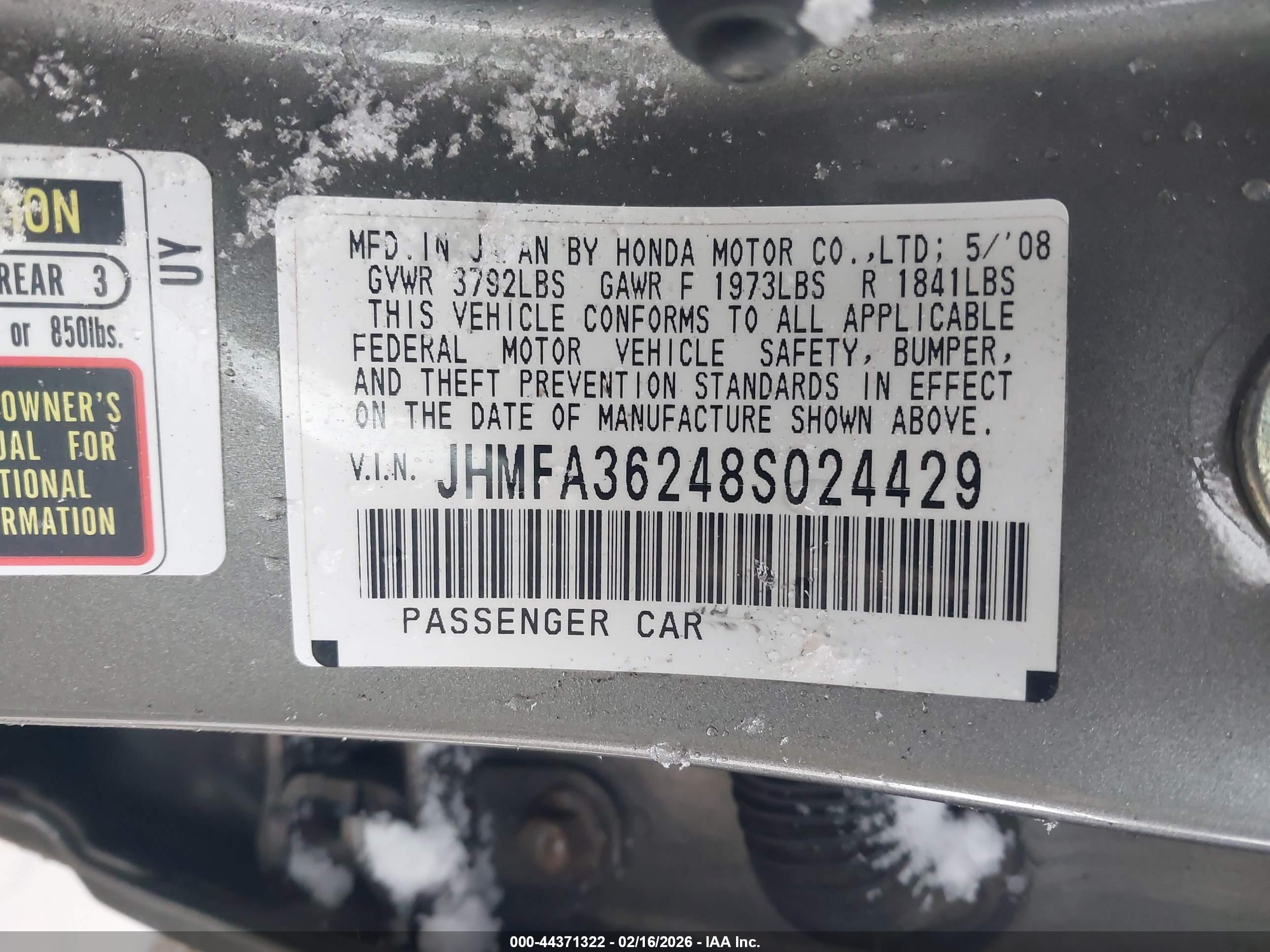 HONDA CIVIC image 9