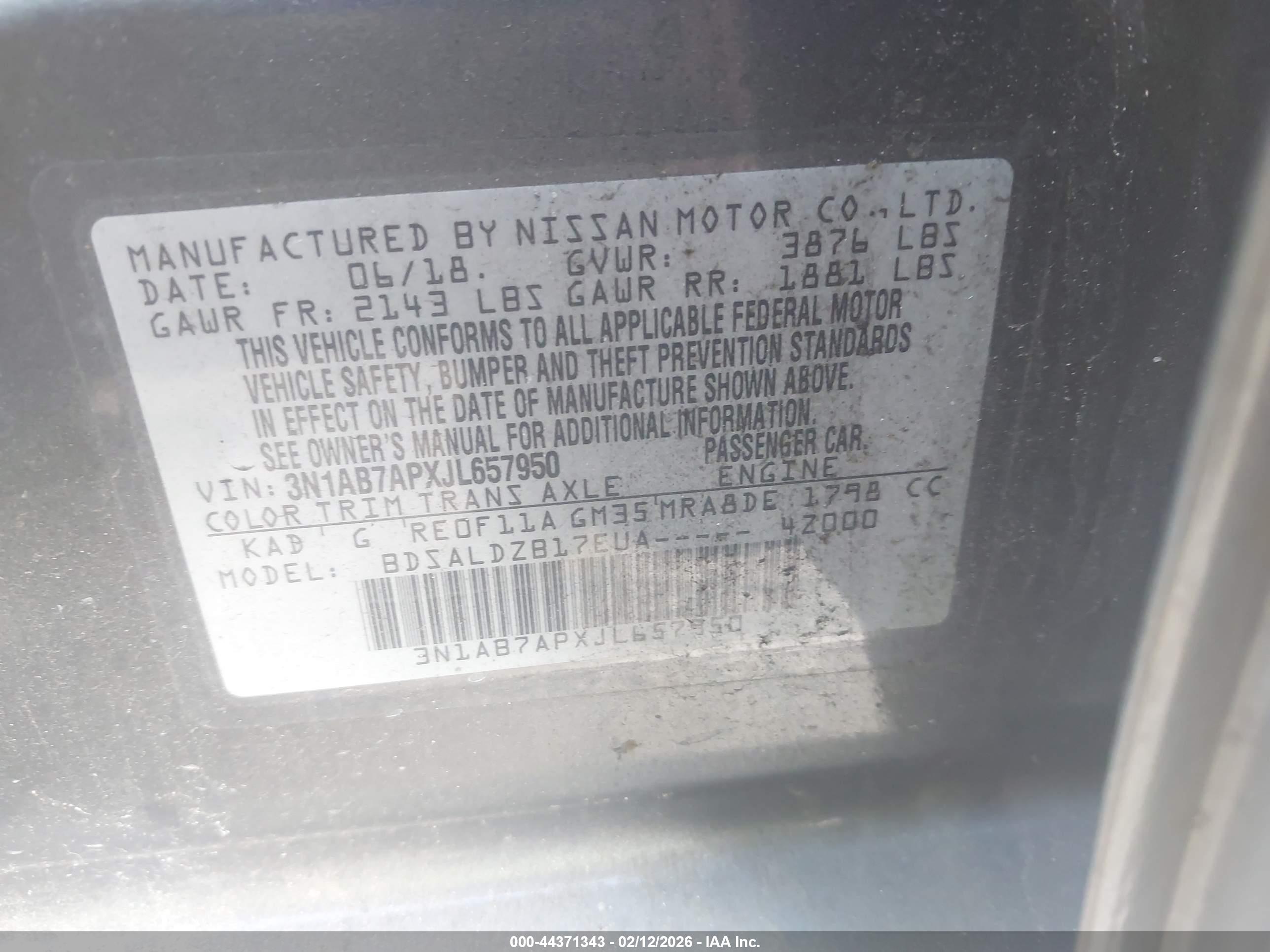 NISSAN SENTRA image 9