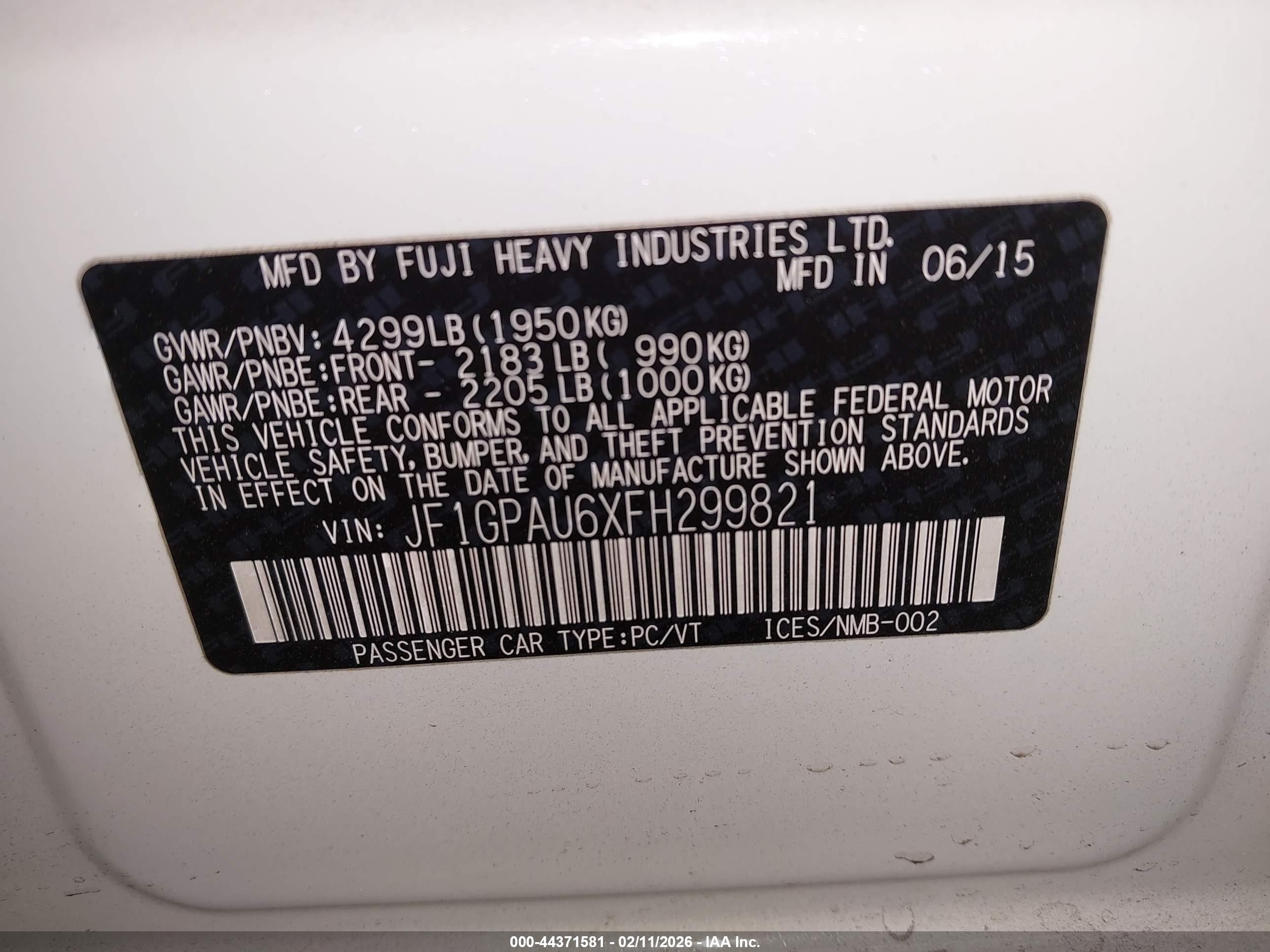SUBARU IMPREZA image 9