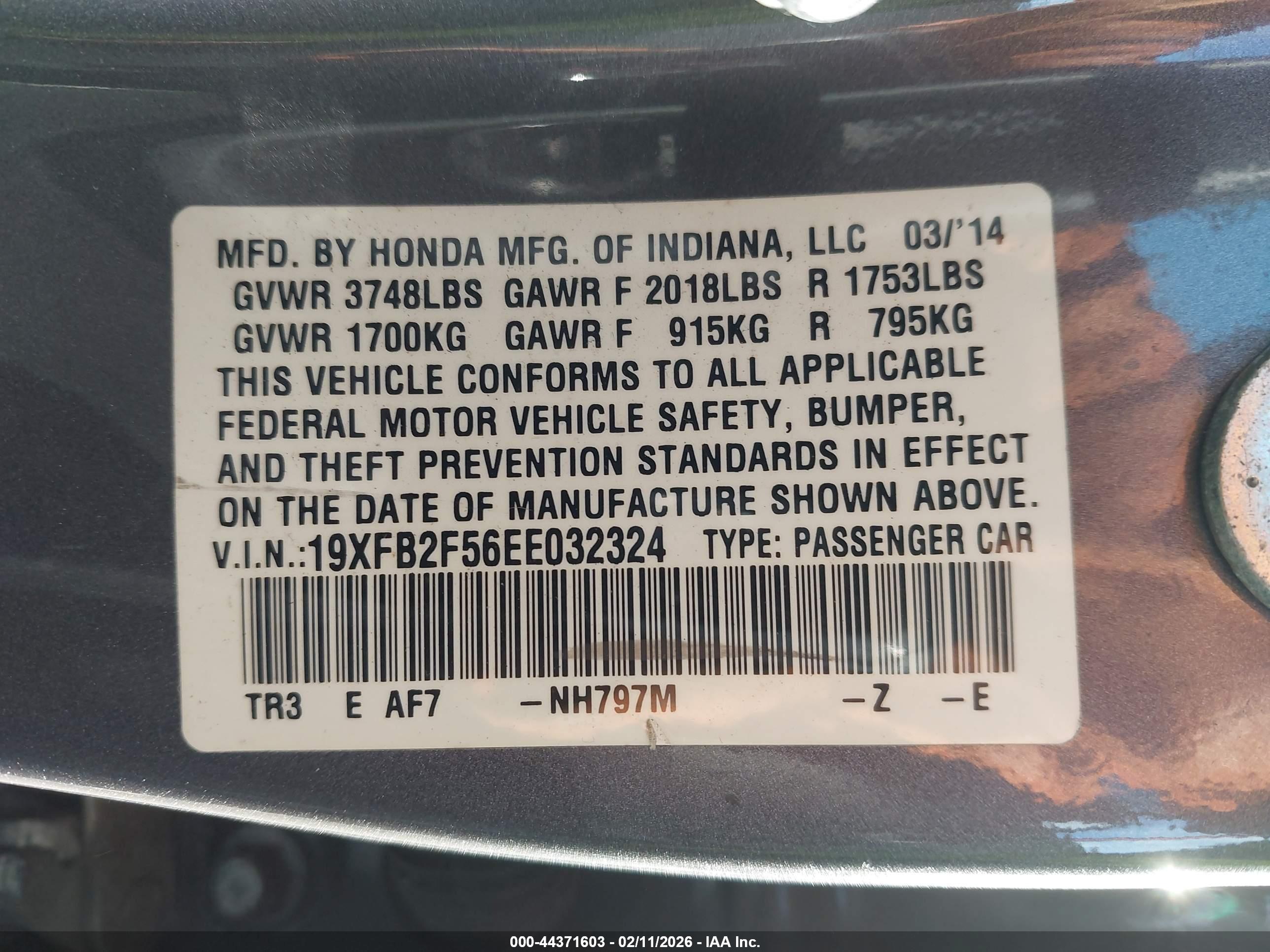 HONDA CIVIC image 9