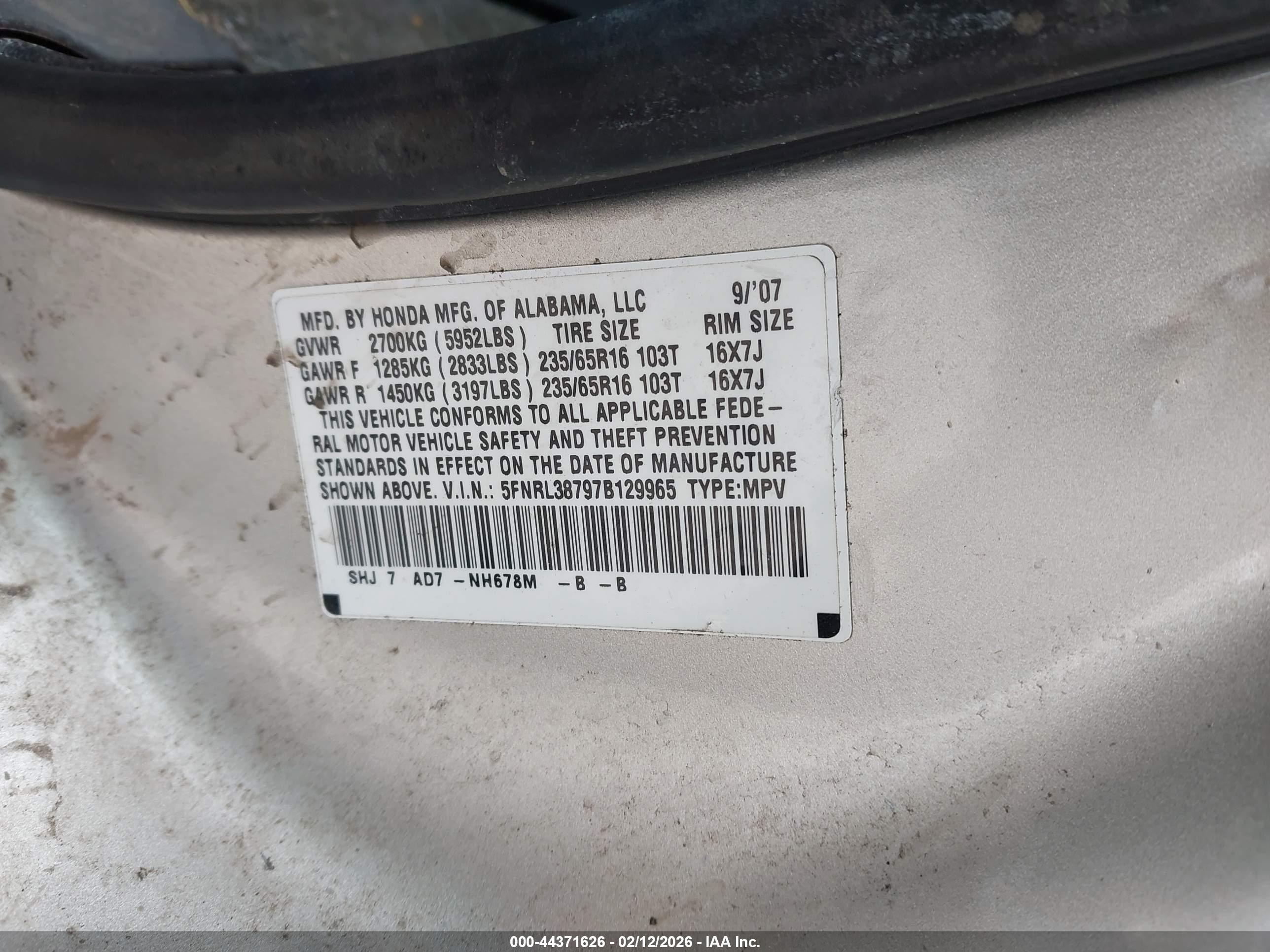 HONDA ODYSSEY image 9