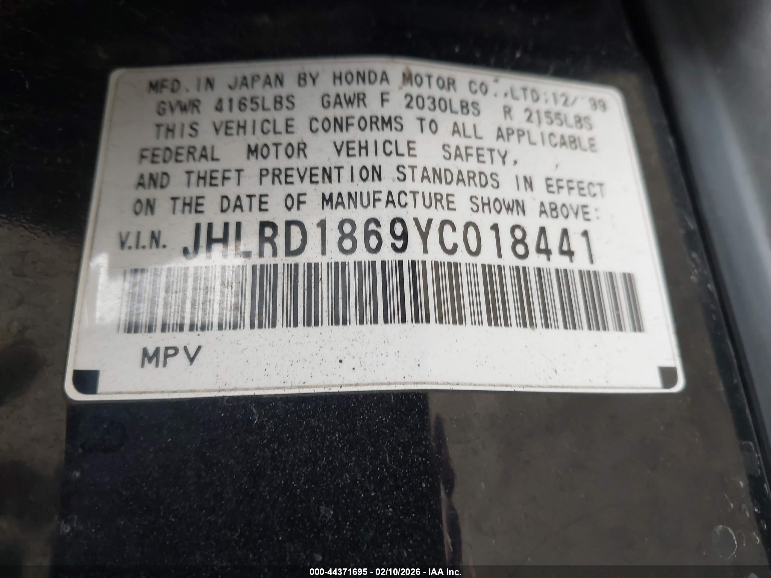 HONDA CR-V image 9