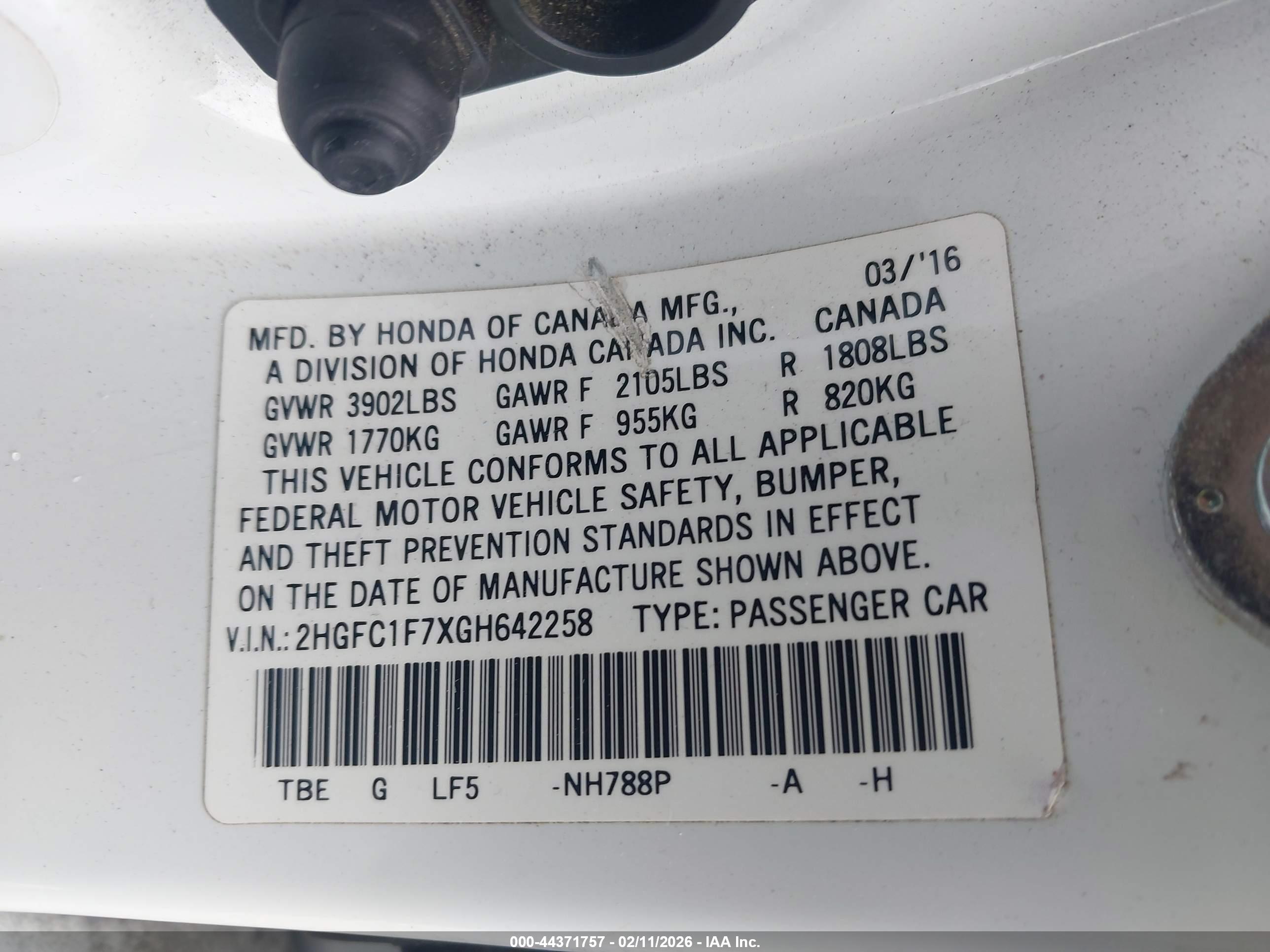 HONDA CIVIC image 9