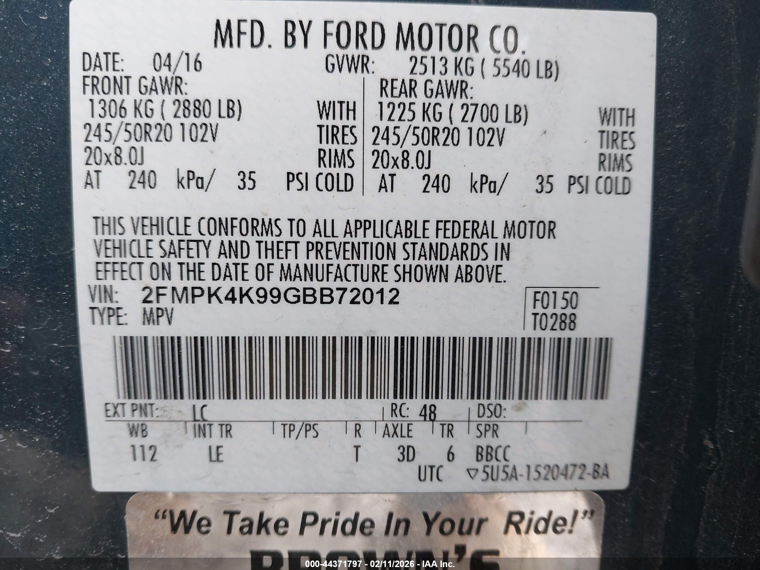 FORD EDGE image 9