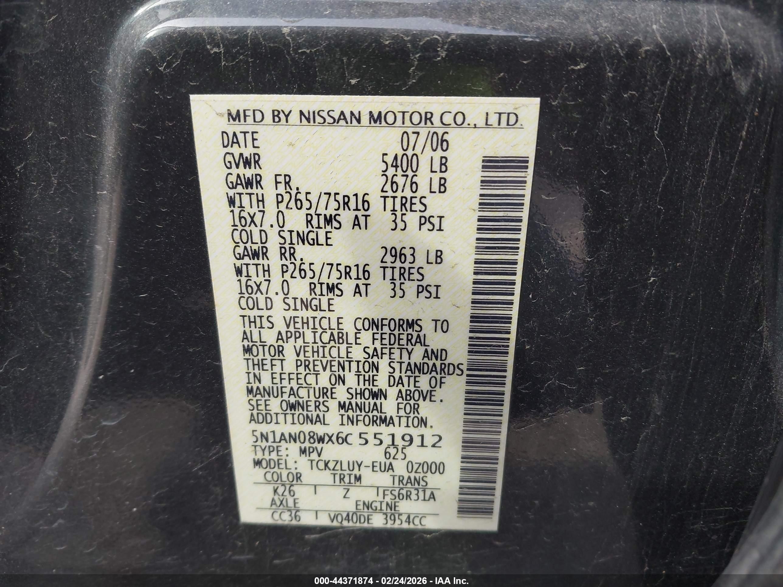 NISSAN XTERRA image 9