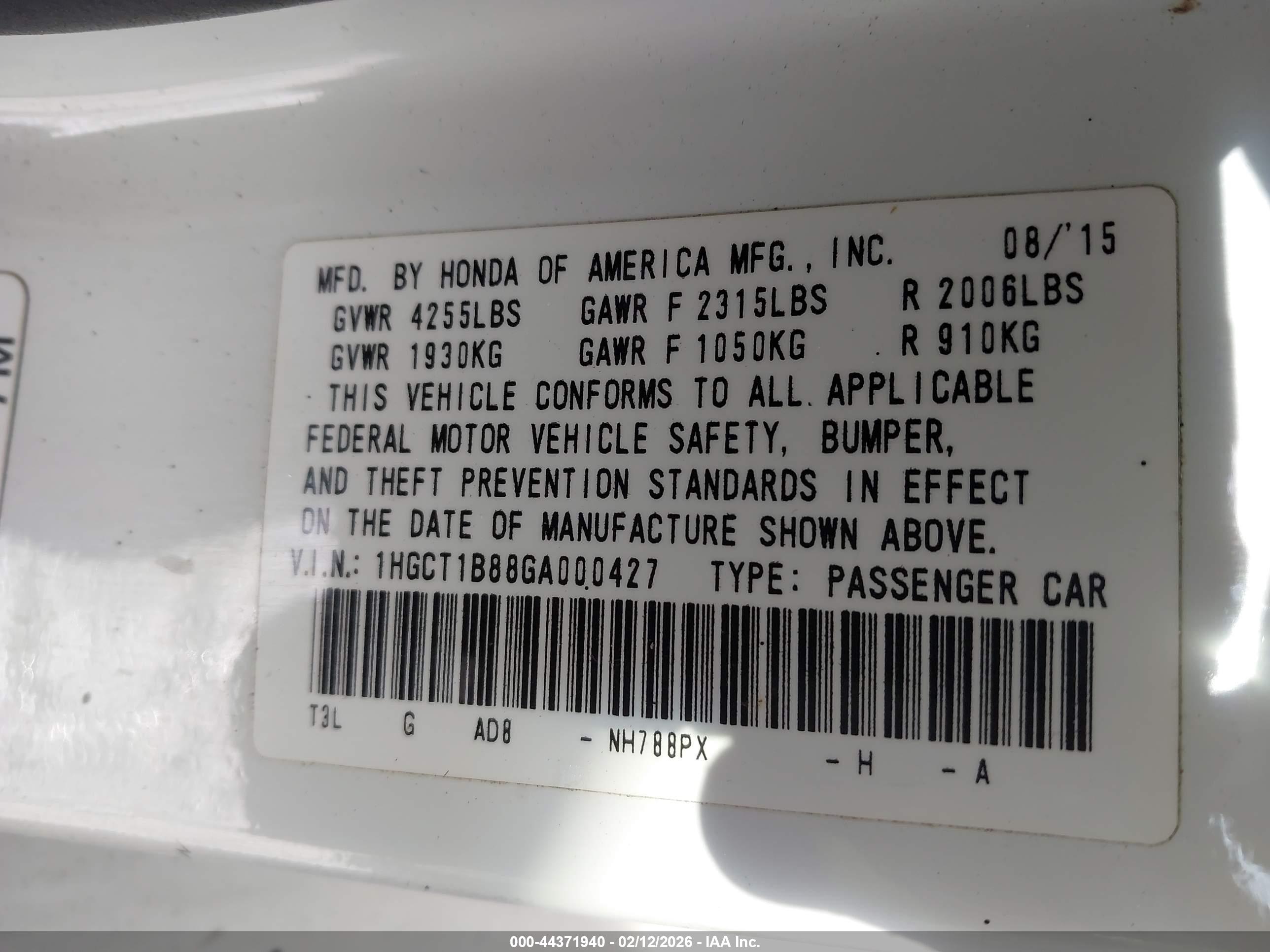 HONDA ACCORD image 9