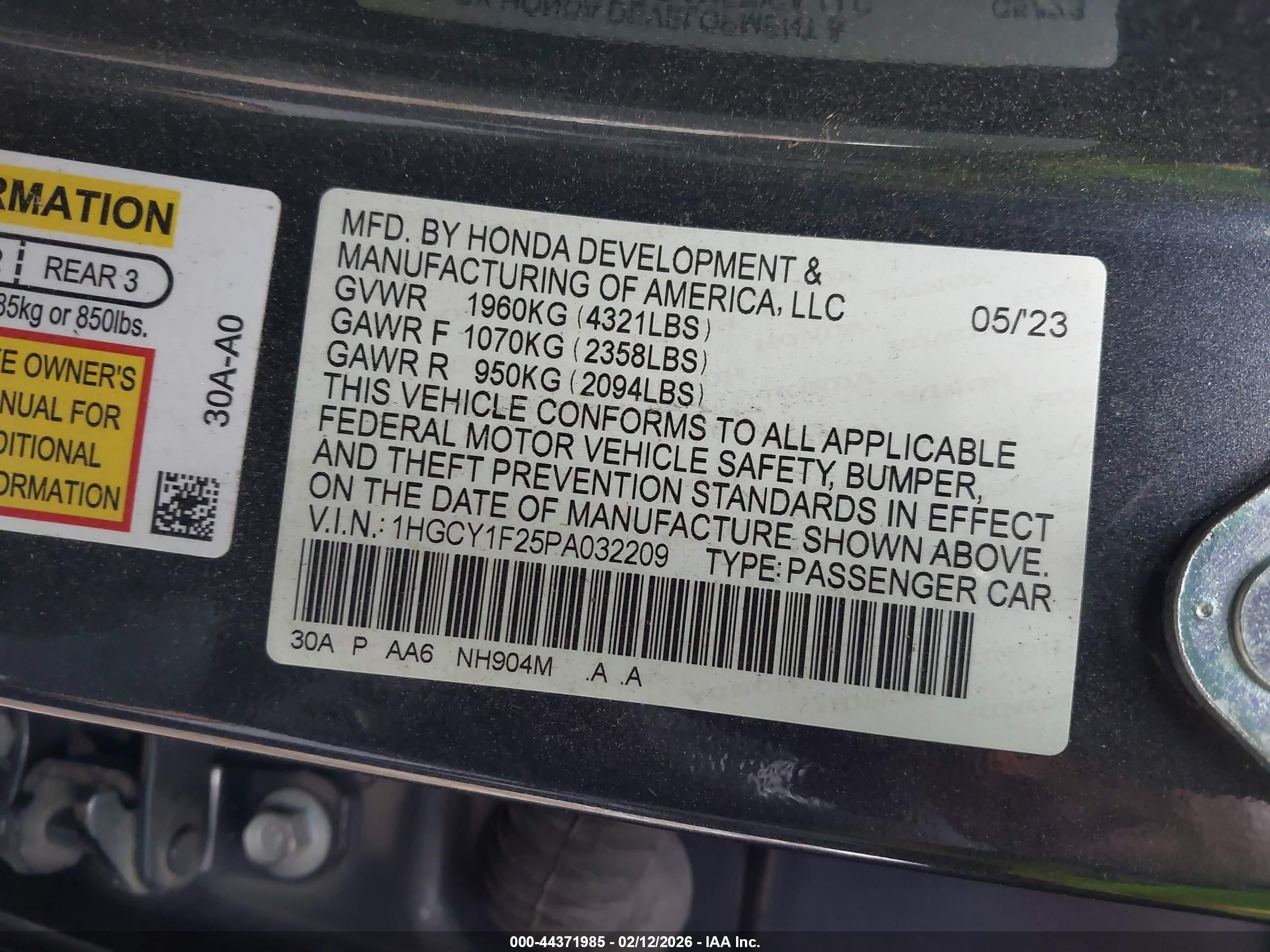 HONDA ACCORD image 9